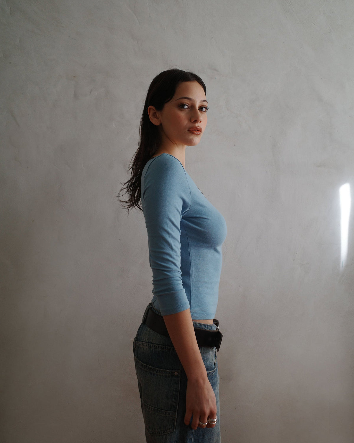 DAISY top - blue