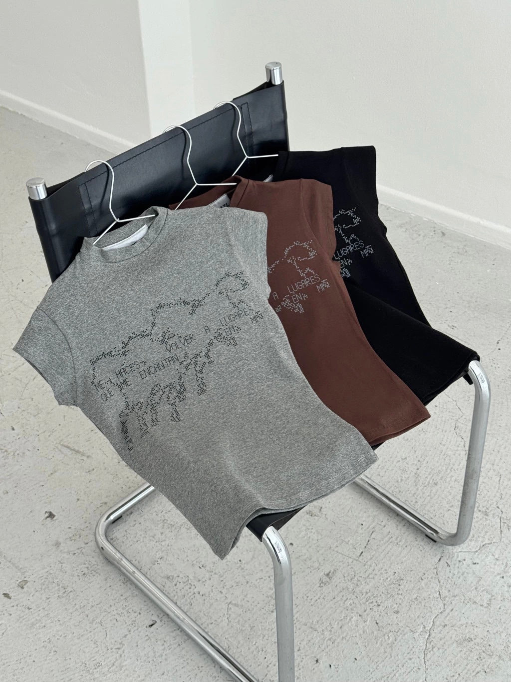 BABY TEE VOLVER - GREY