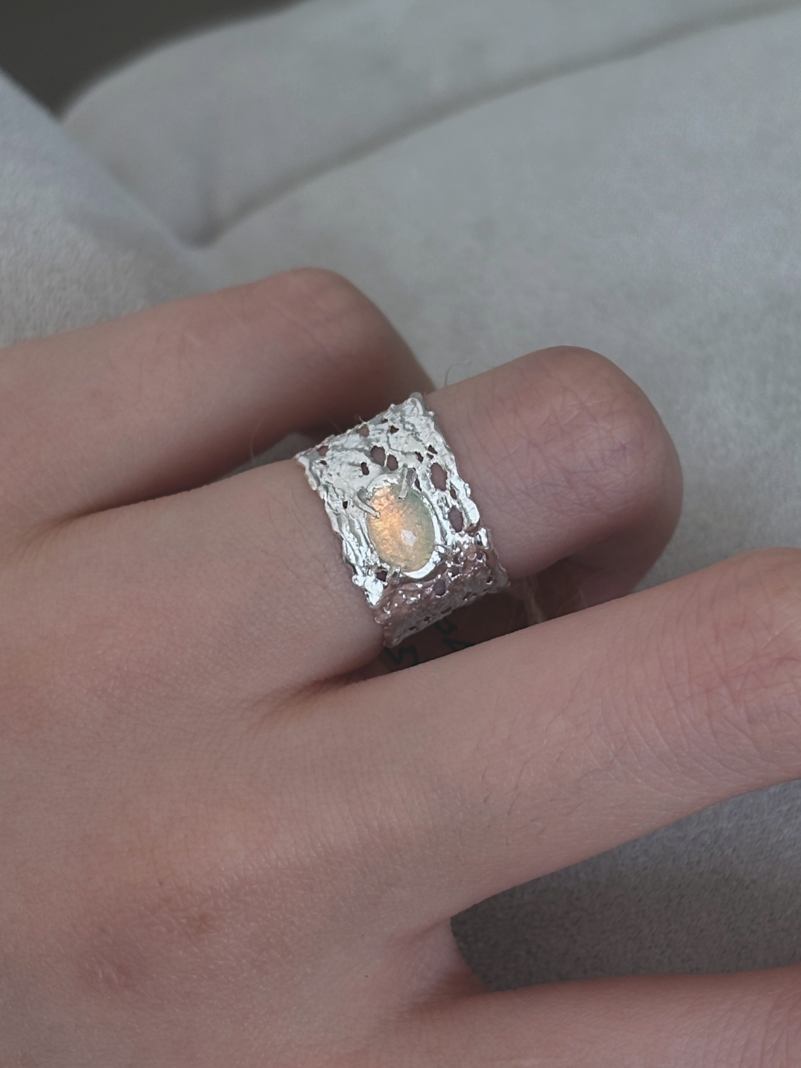 Opal Lace Ring