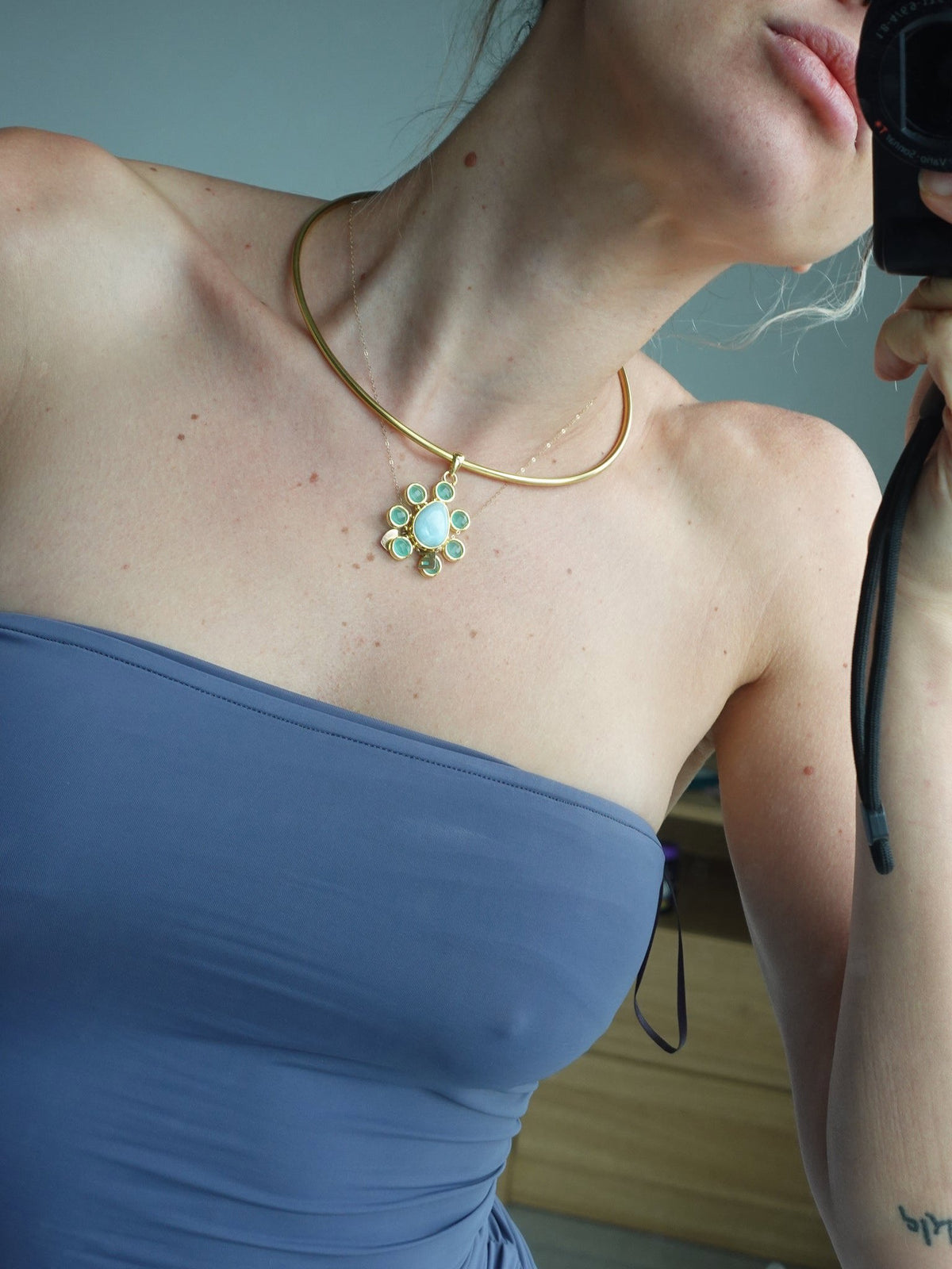 Larimar Choker