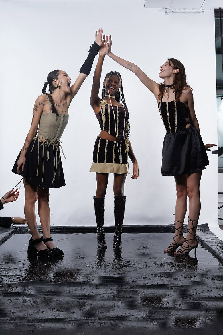 Moon Light Velvet Satin Dress