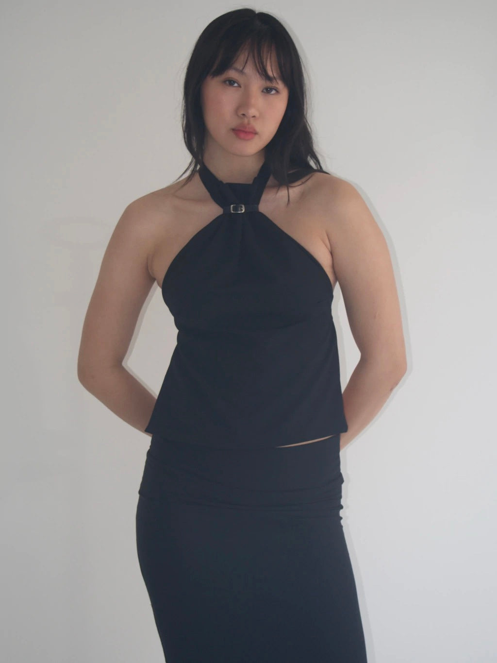 TAILORED BELT TOP