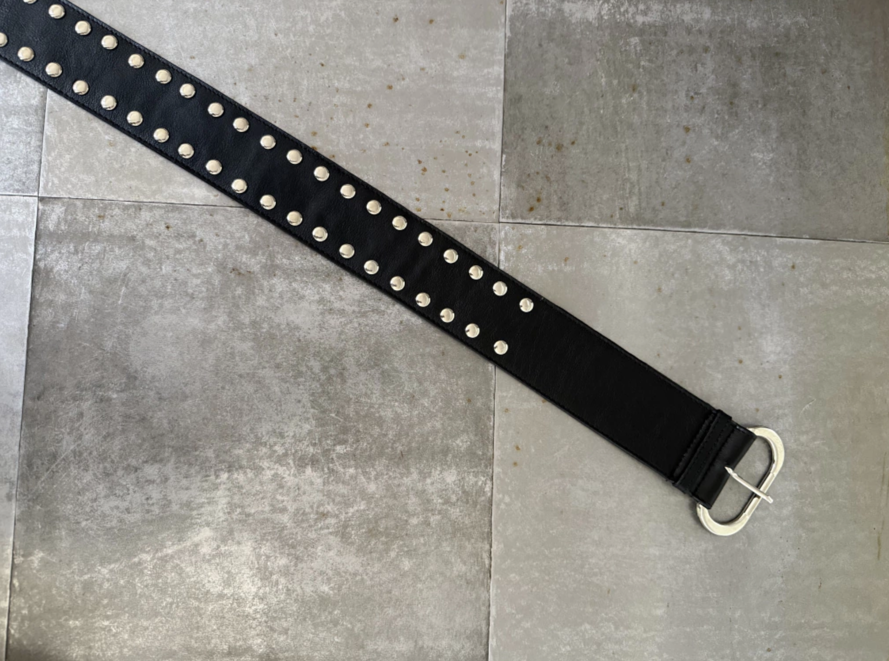 Wide Studded Belt