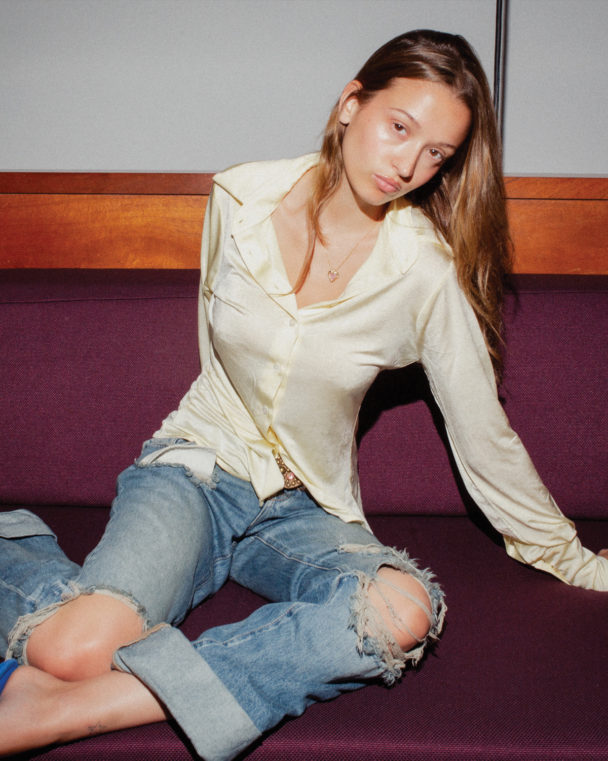 Constantina Top in Buttercream