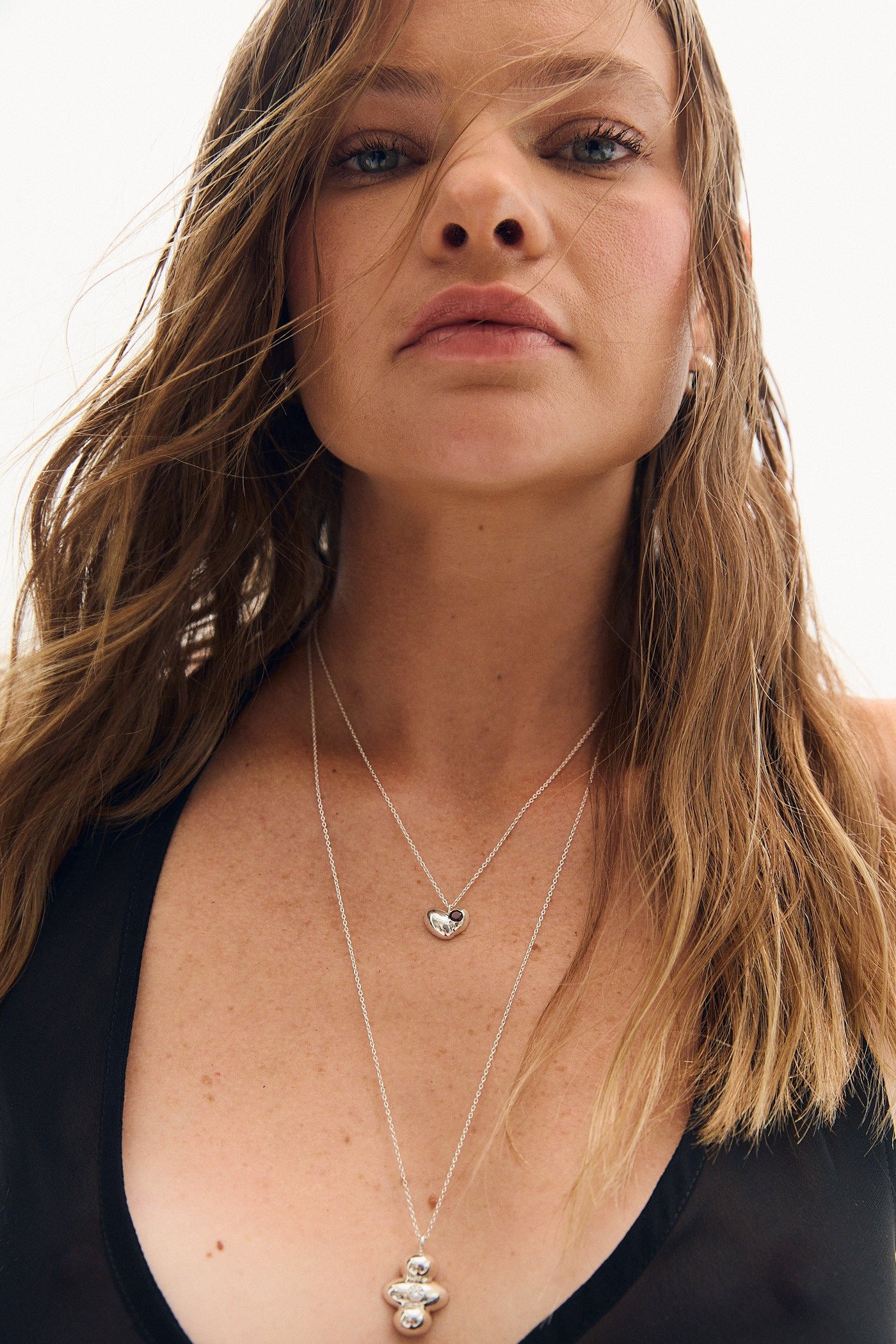 Garnet Pulse Necklace