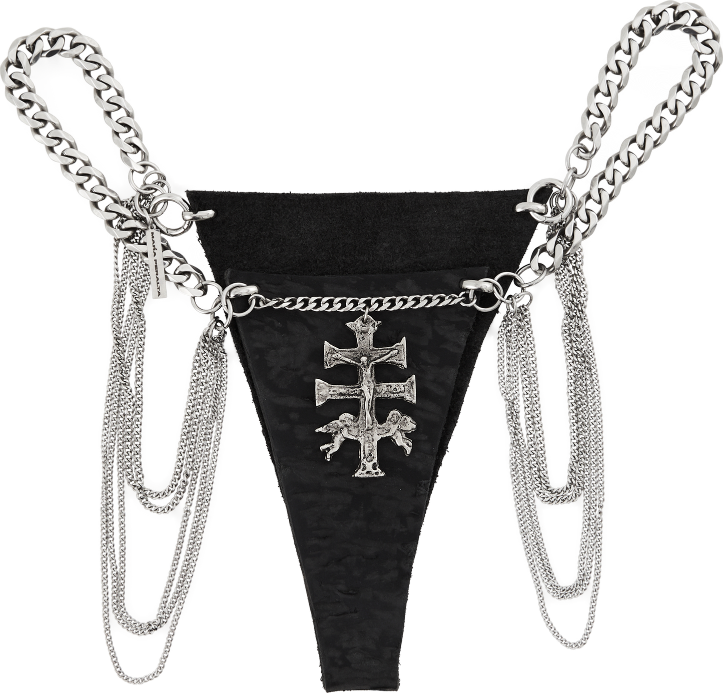 Leather Cross Bottom