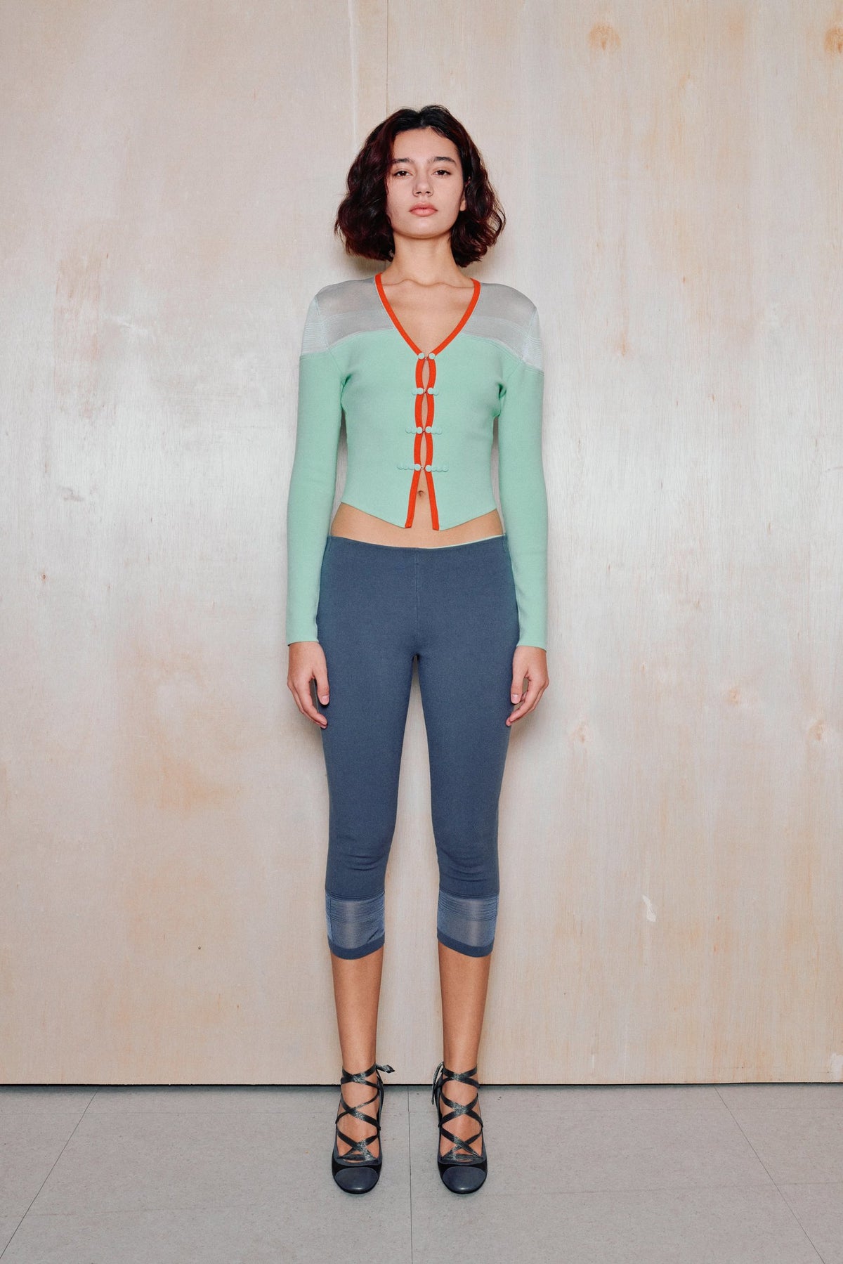 The Whisper Semi-Sheer Cardigan in Mint