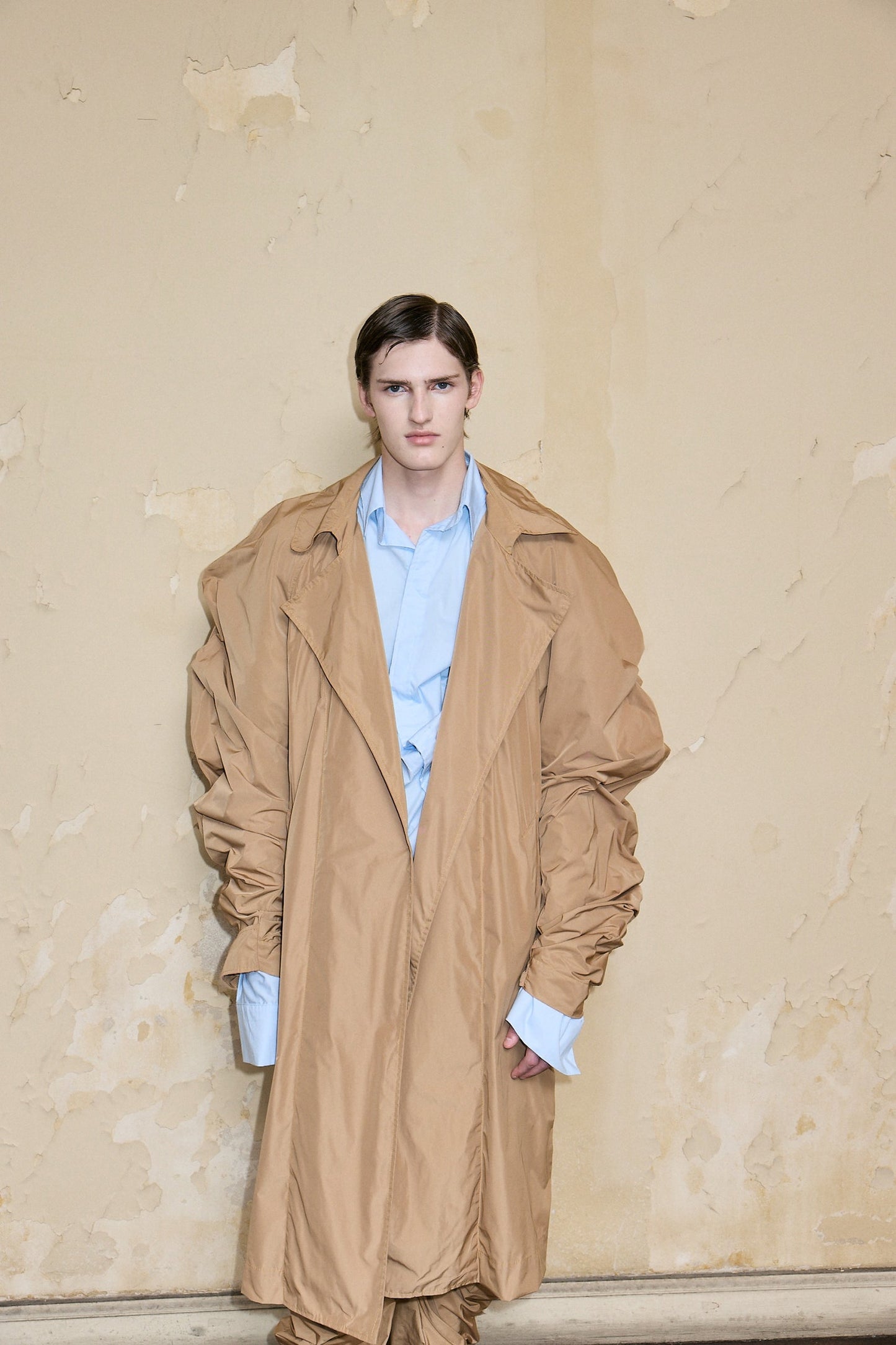 TRENCH TEMPLE BEIGE
