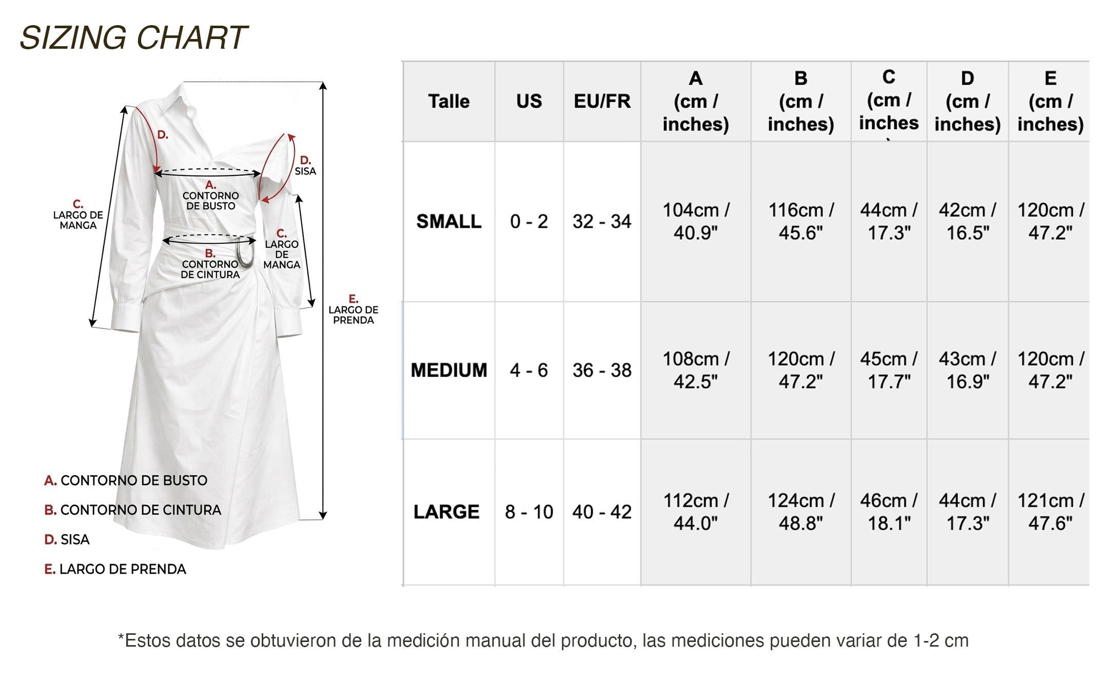 CAMISERO DRESS WHITE