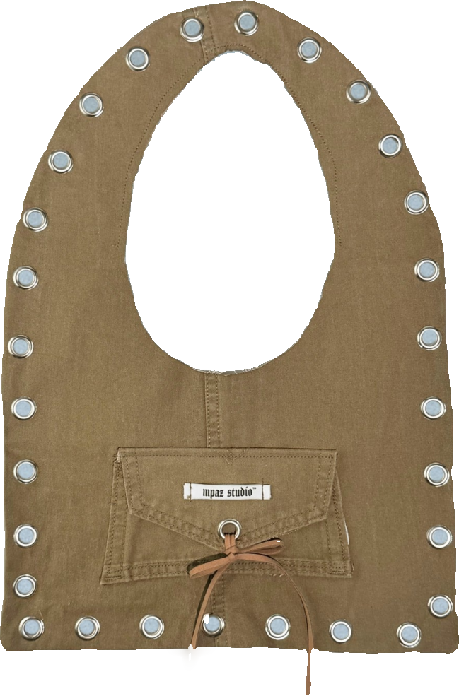 Recycled Denim Studded Bag