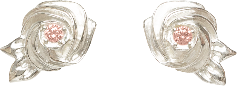 Rosette Stud Earrings
