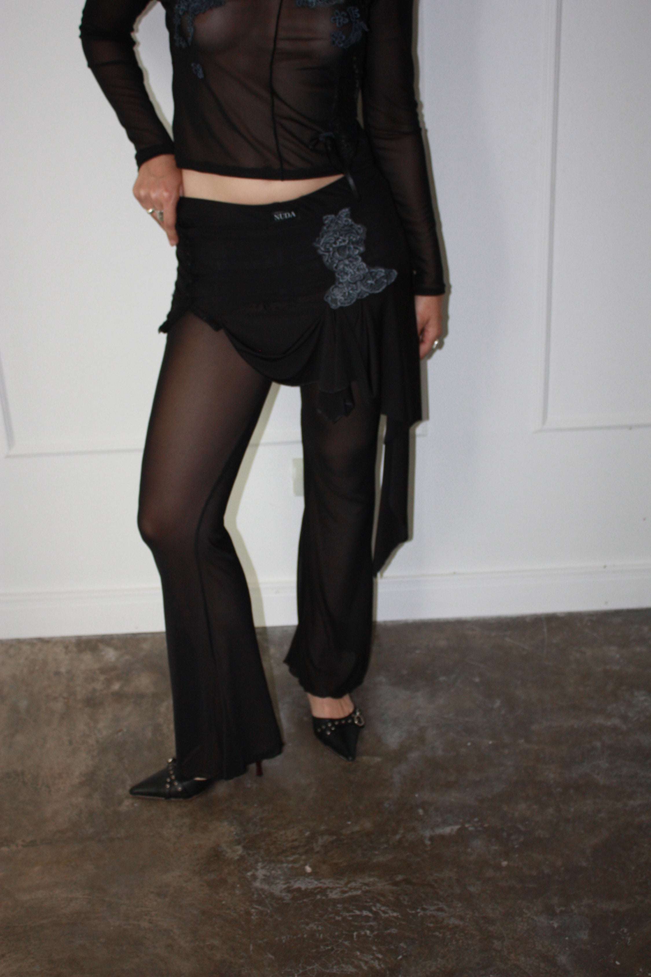 Pant-Skirt Mesh Arete & Nuda Collab