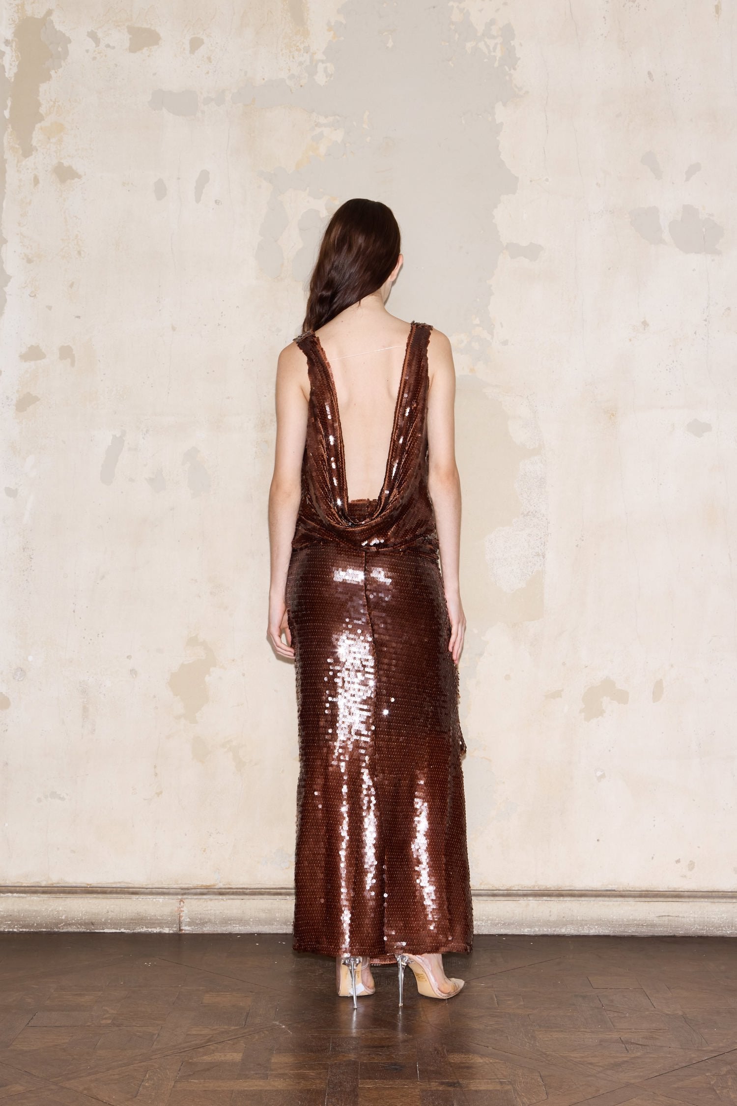 TISCORNIA TOP BROWN