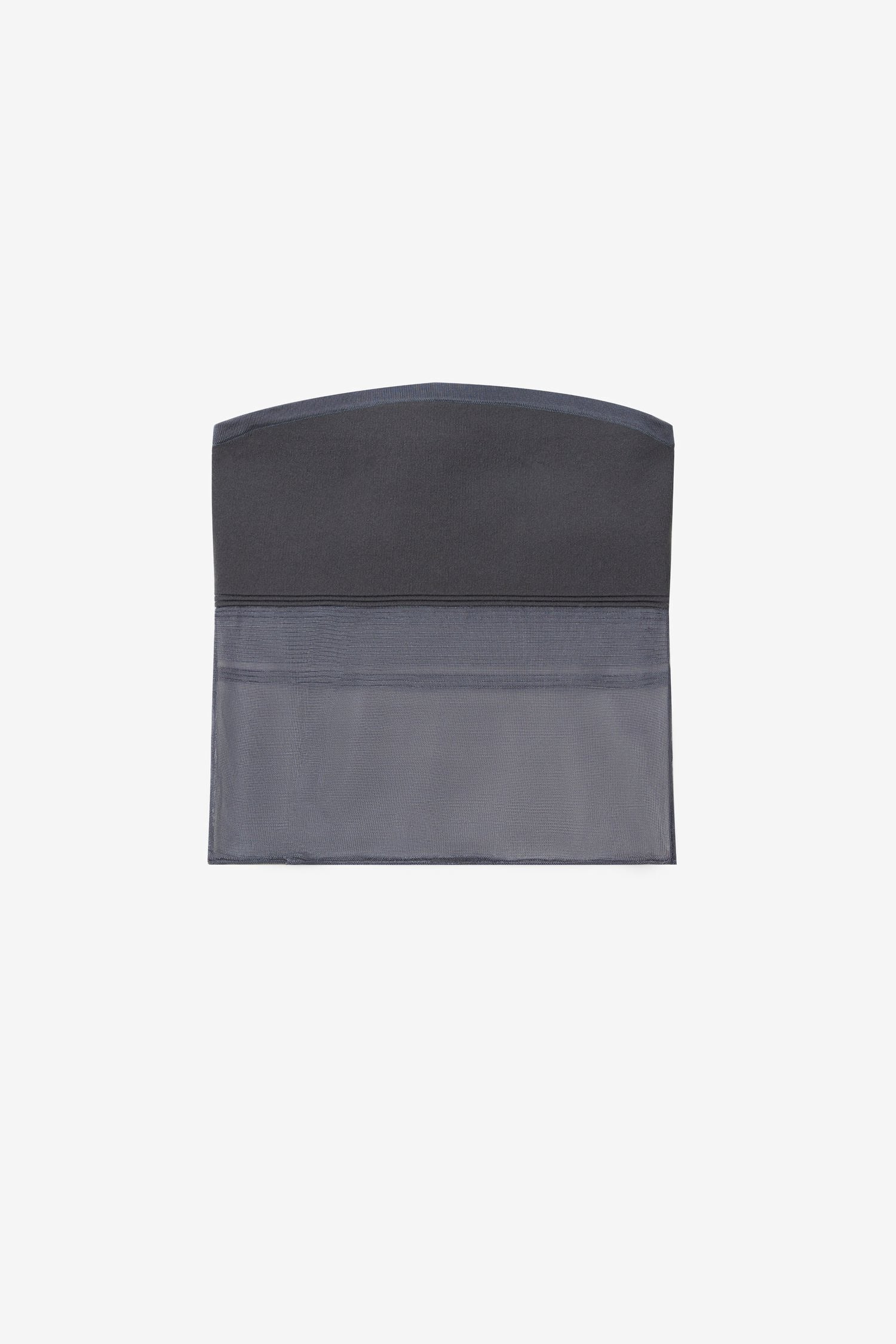 The Whisper Side Strap Tube in Grey
