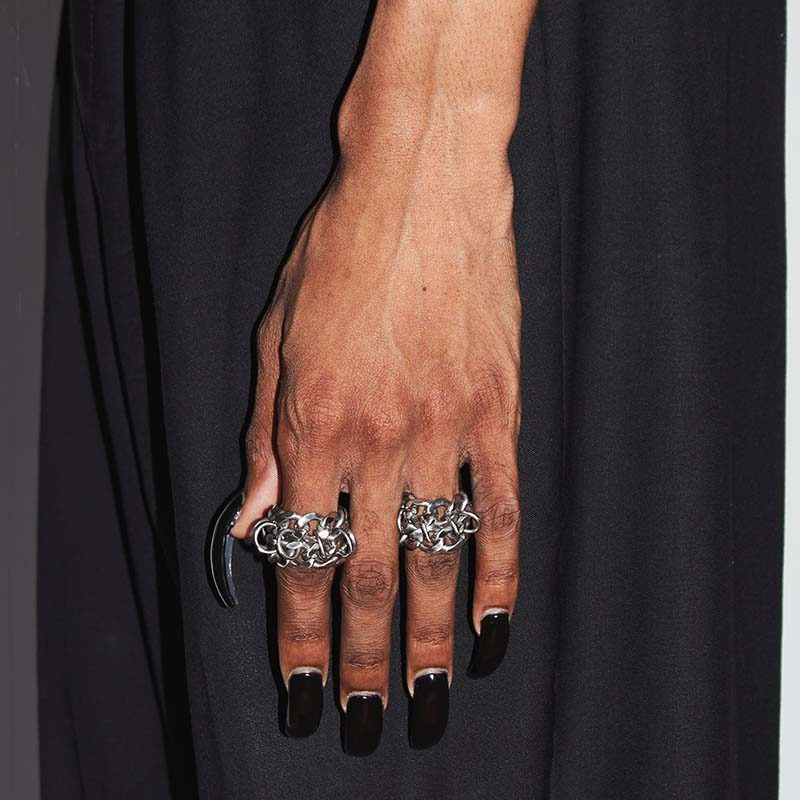 Stacked Chain Mail Ring