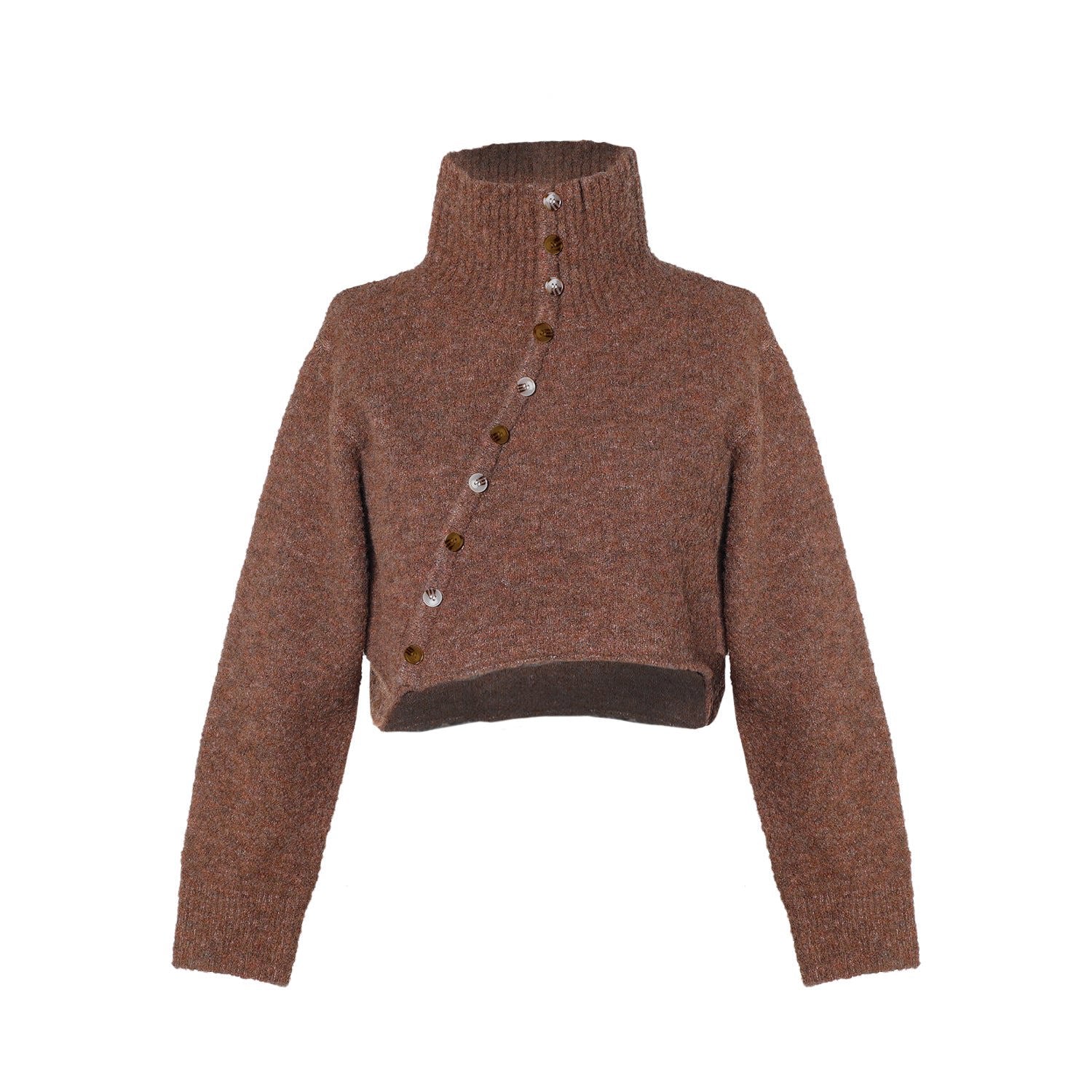 Button Way Knit Cardigan