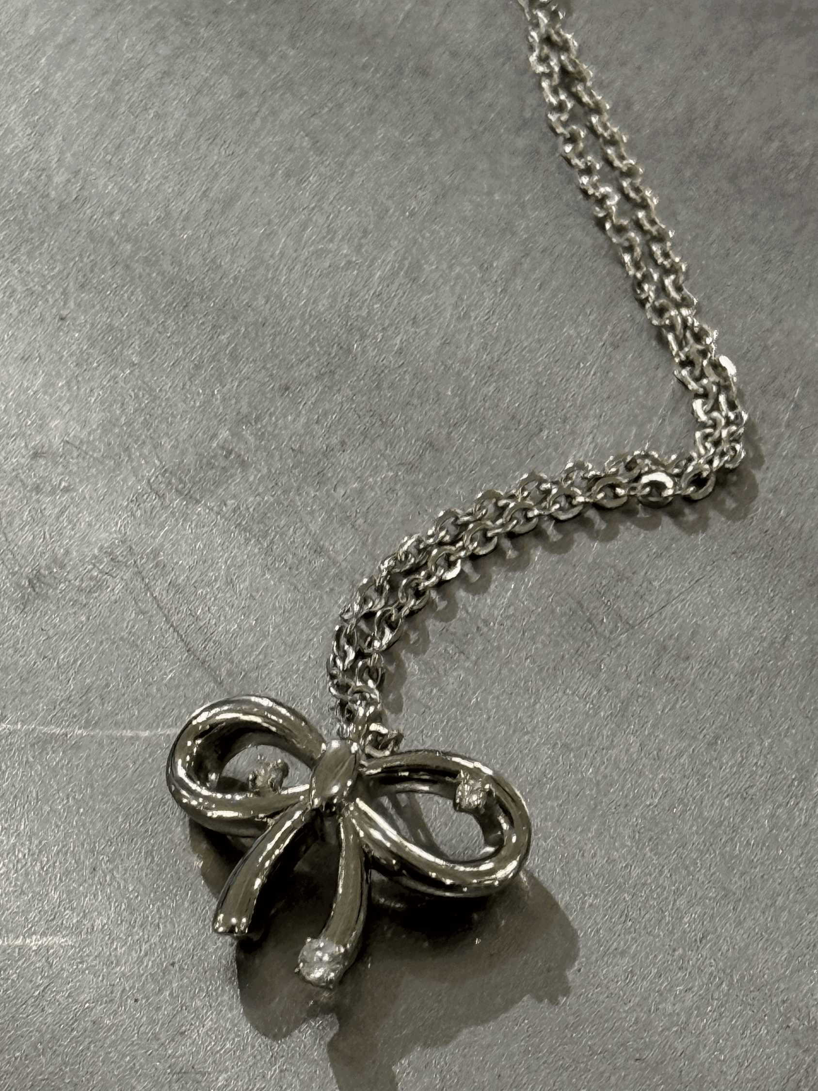 BOW DROP NECKLACE