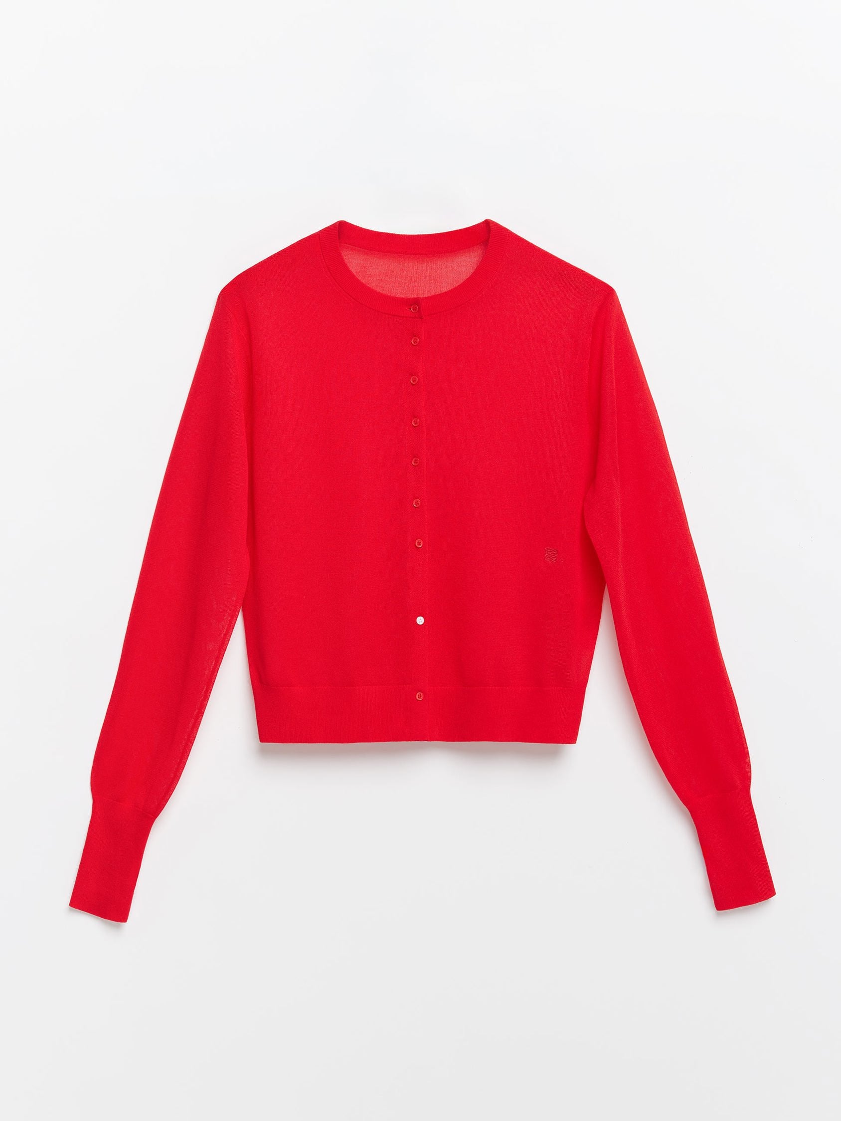 Blur Cardigan in Red