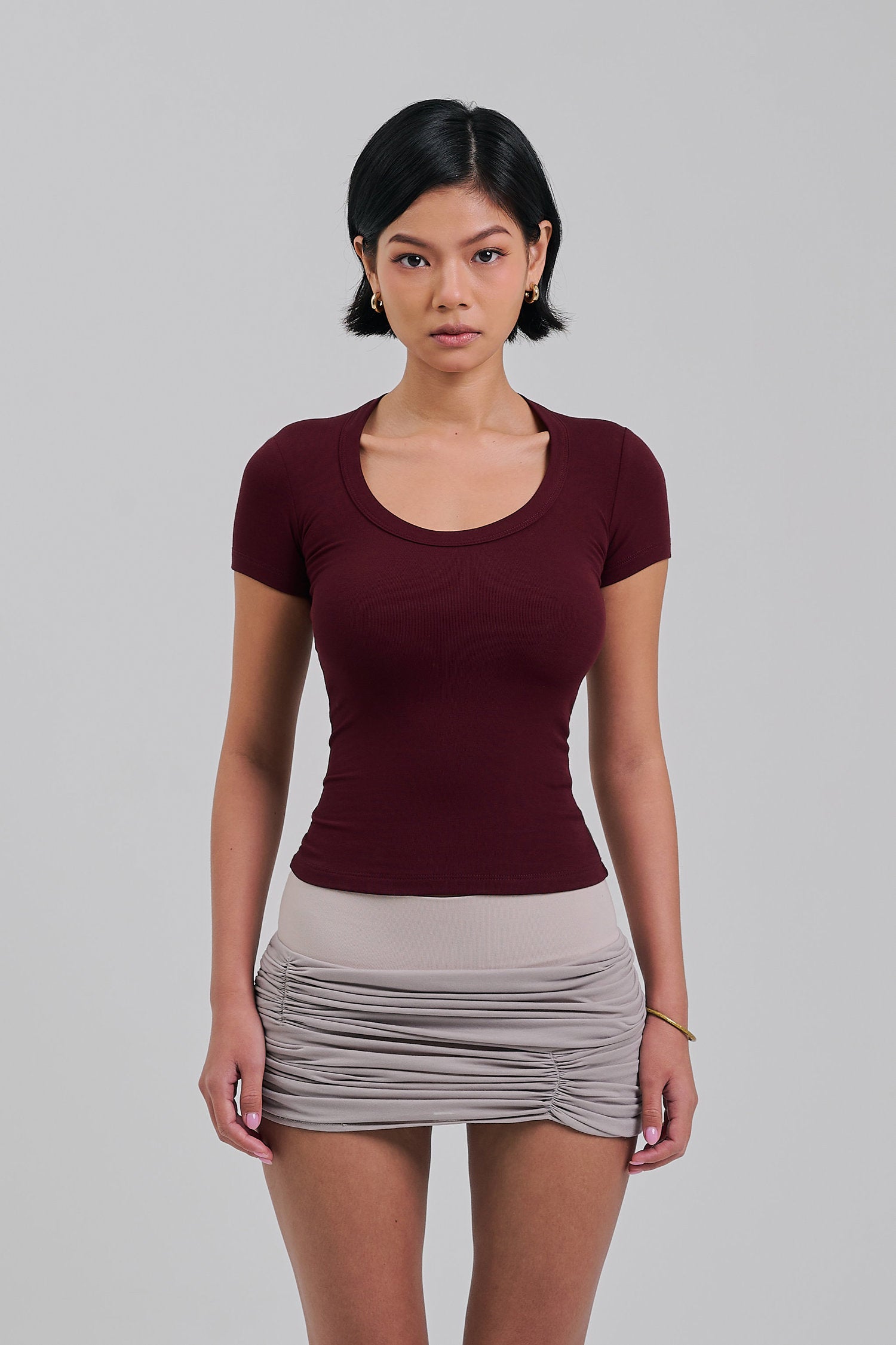 CLOVE TEE MAROON