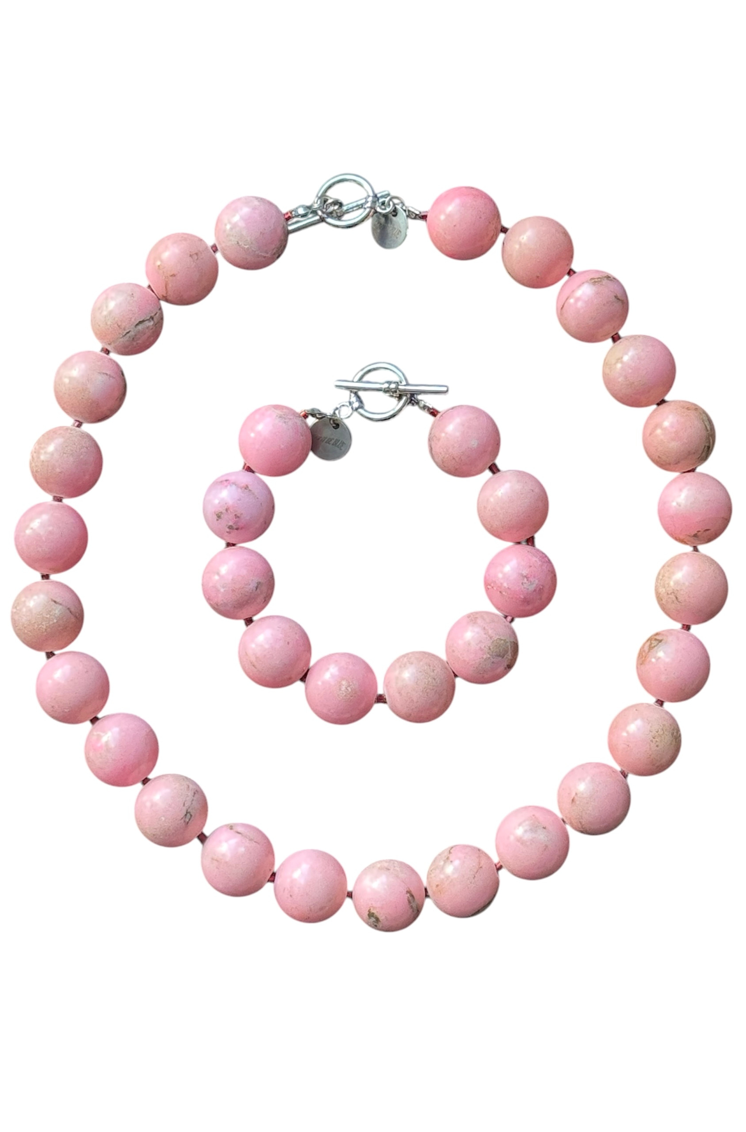 Natural Pink Stones Necklace