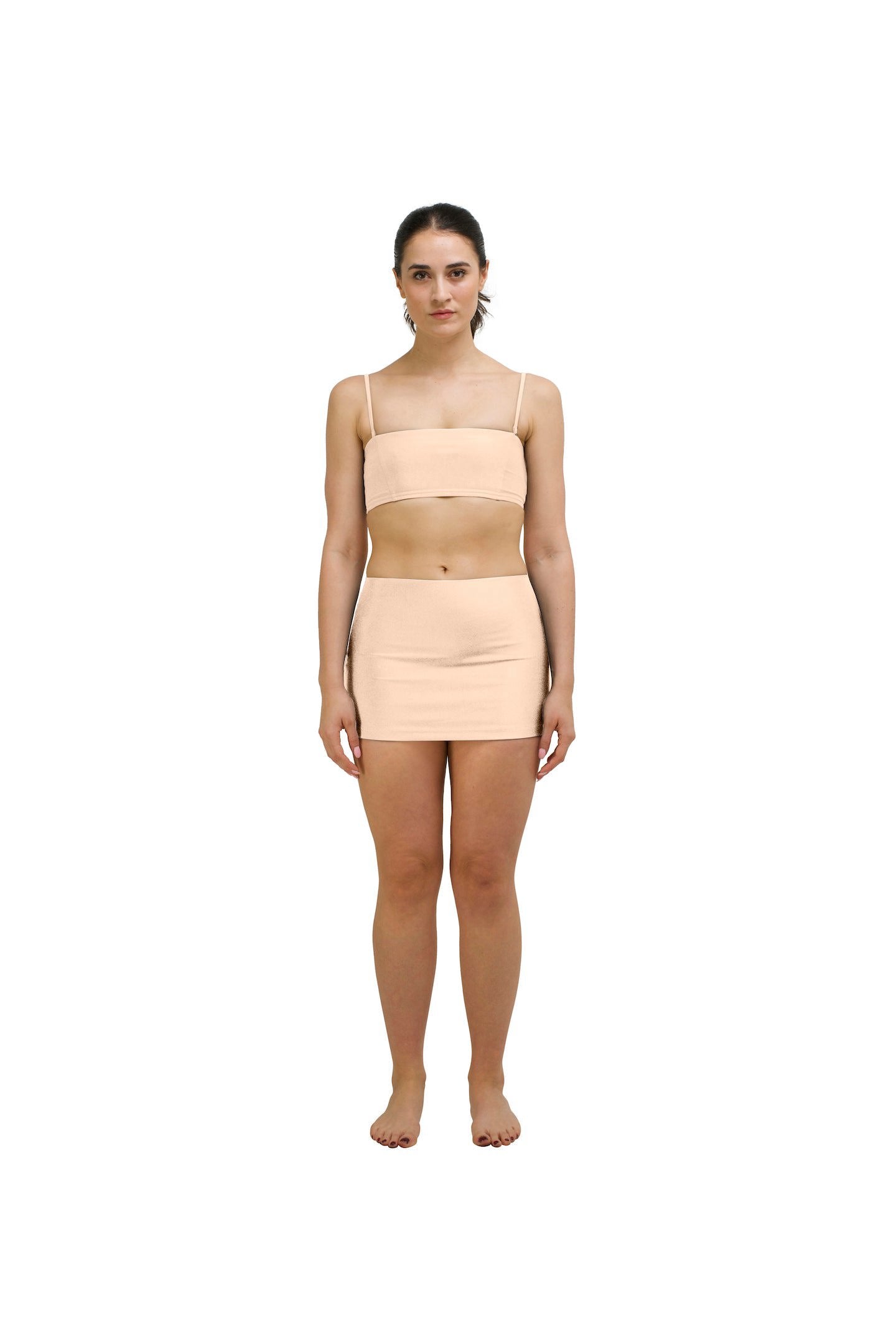 HA 014 - MICRO MINI SKIRT - CAMEL