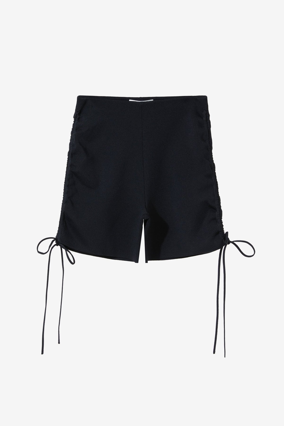 Drawstrings Knit Shorts - Black