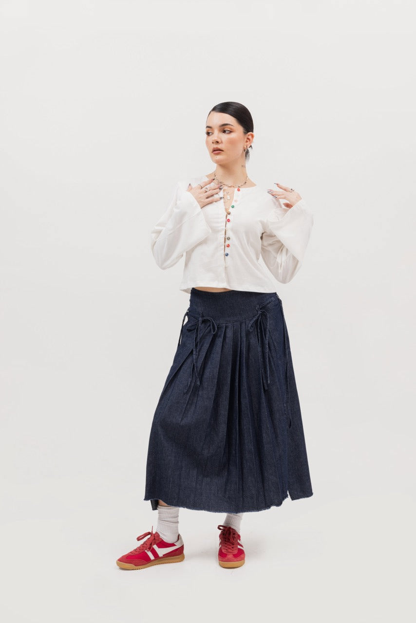 The Mia Skirt- Blue