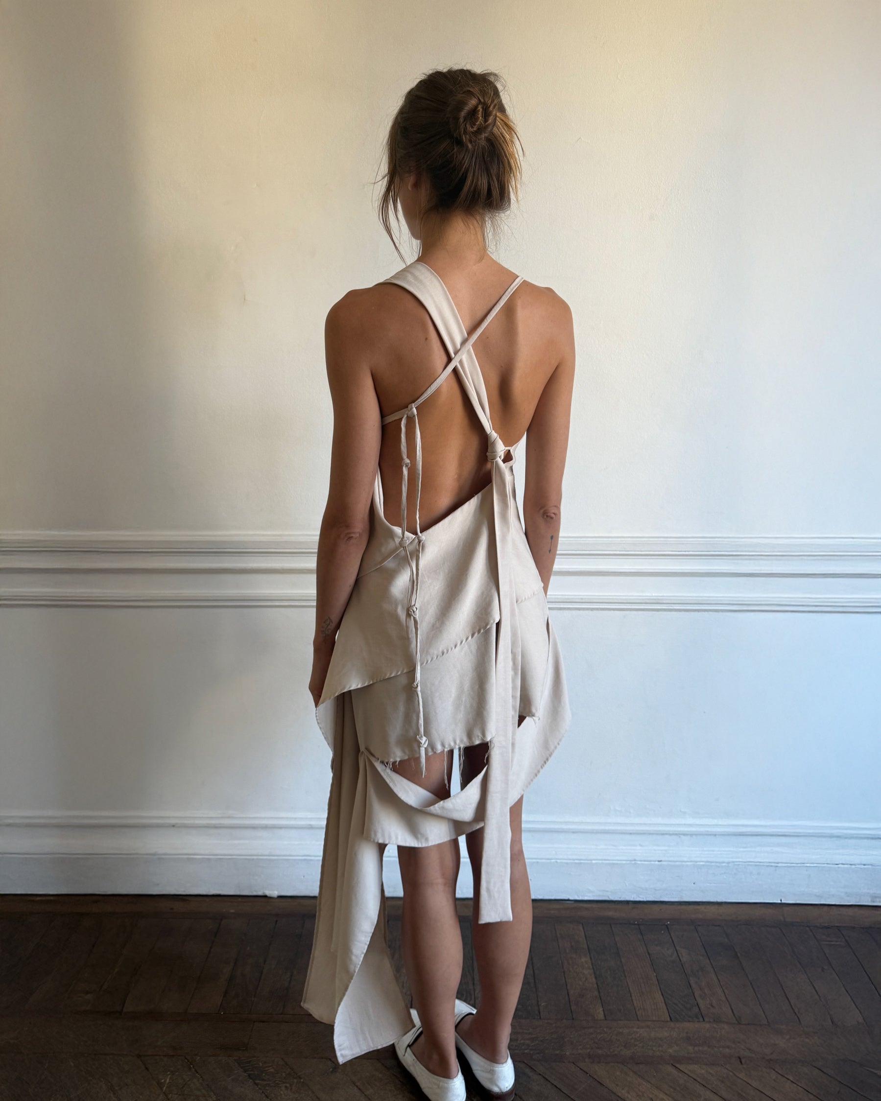 CALIFORNIO ivory dress