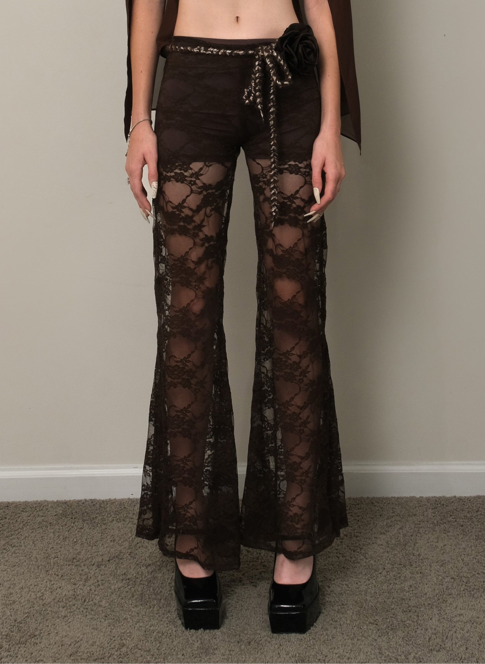ELYSIENNE LACE PANTS