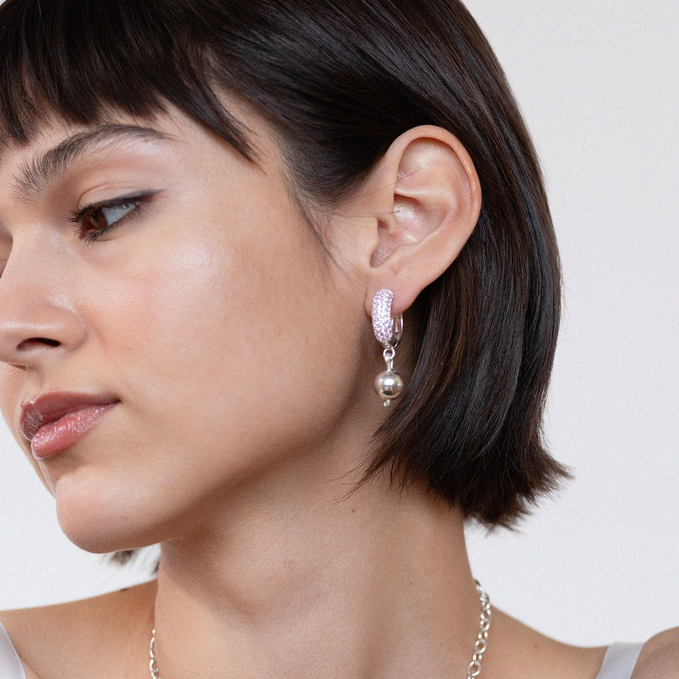 Pavé Bol Earring