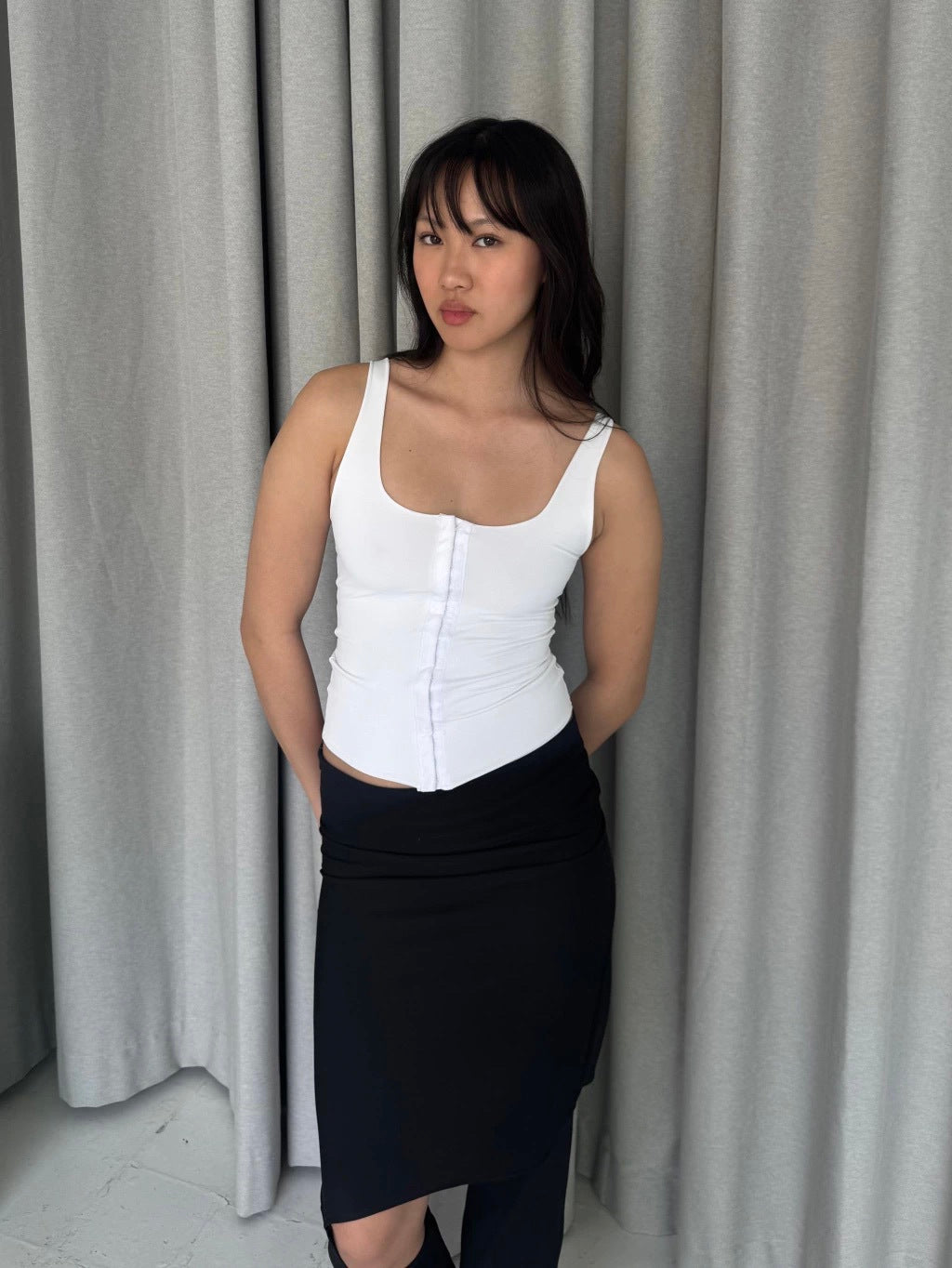 MULTI-HOOK CORSET TOP