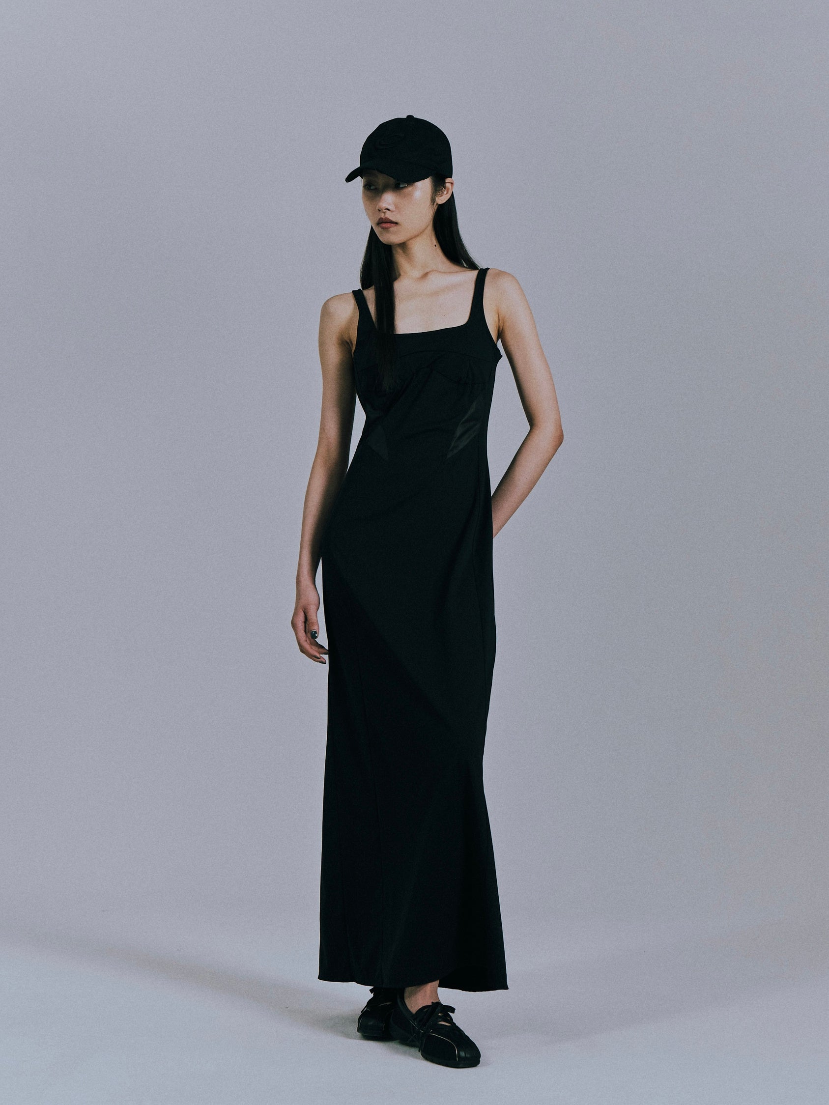 Long slip dress