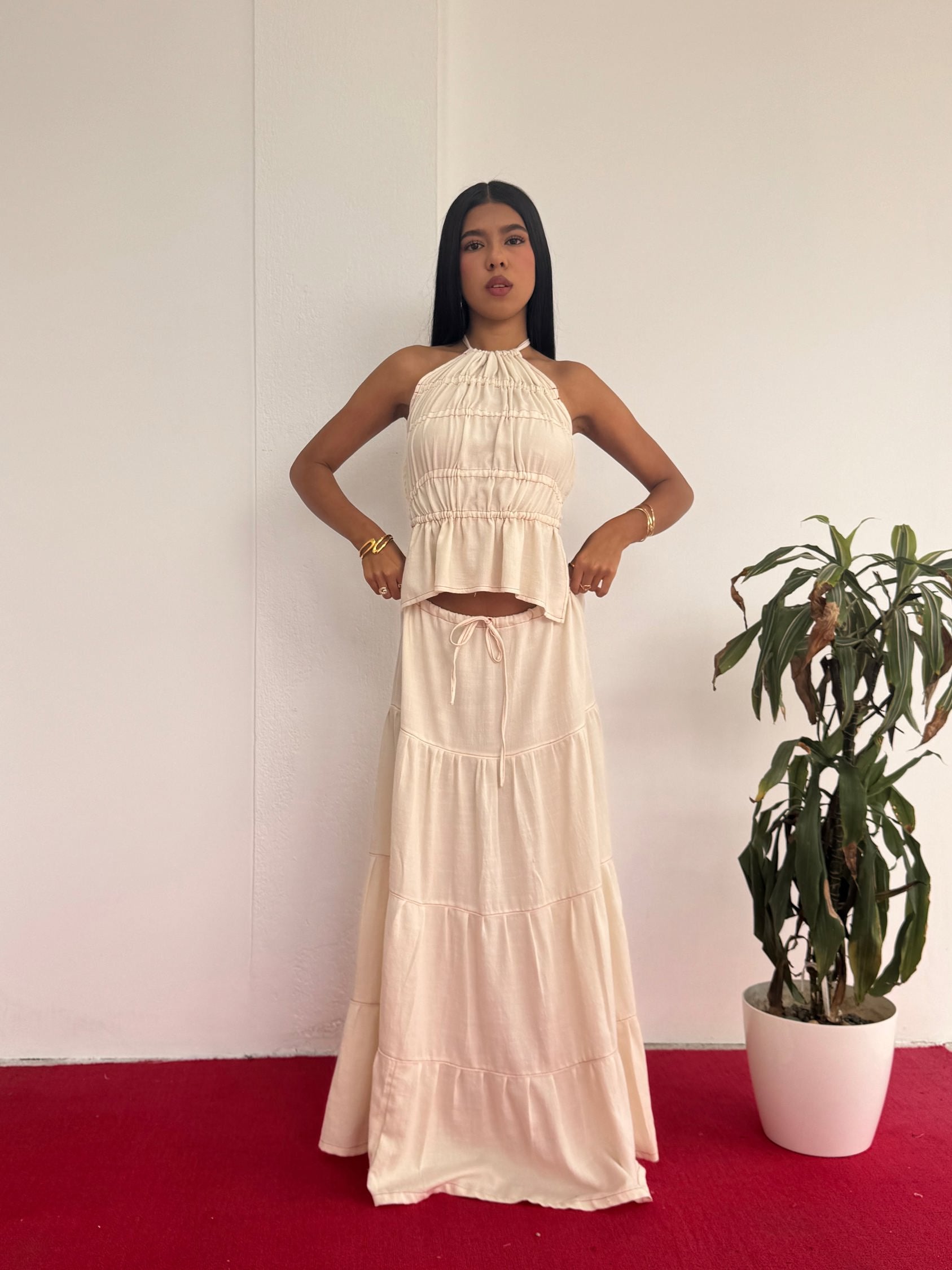 The Linen Prairie Skirt