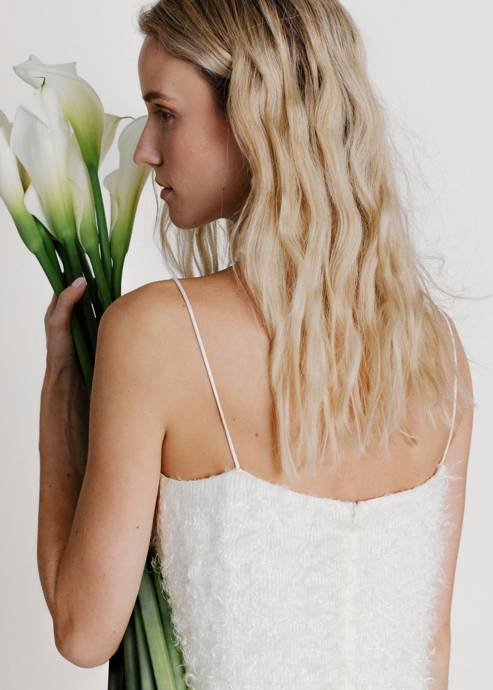 The Now Dress in Off White