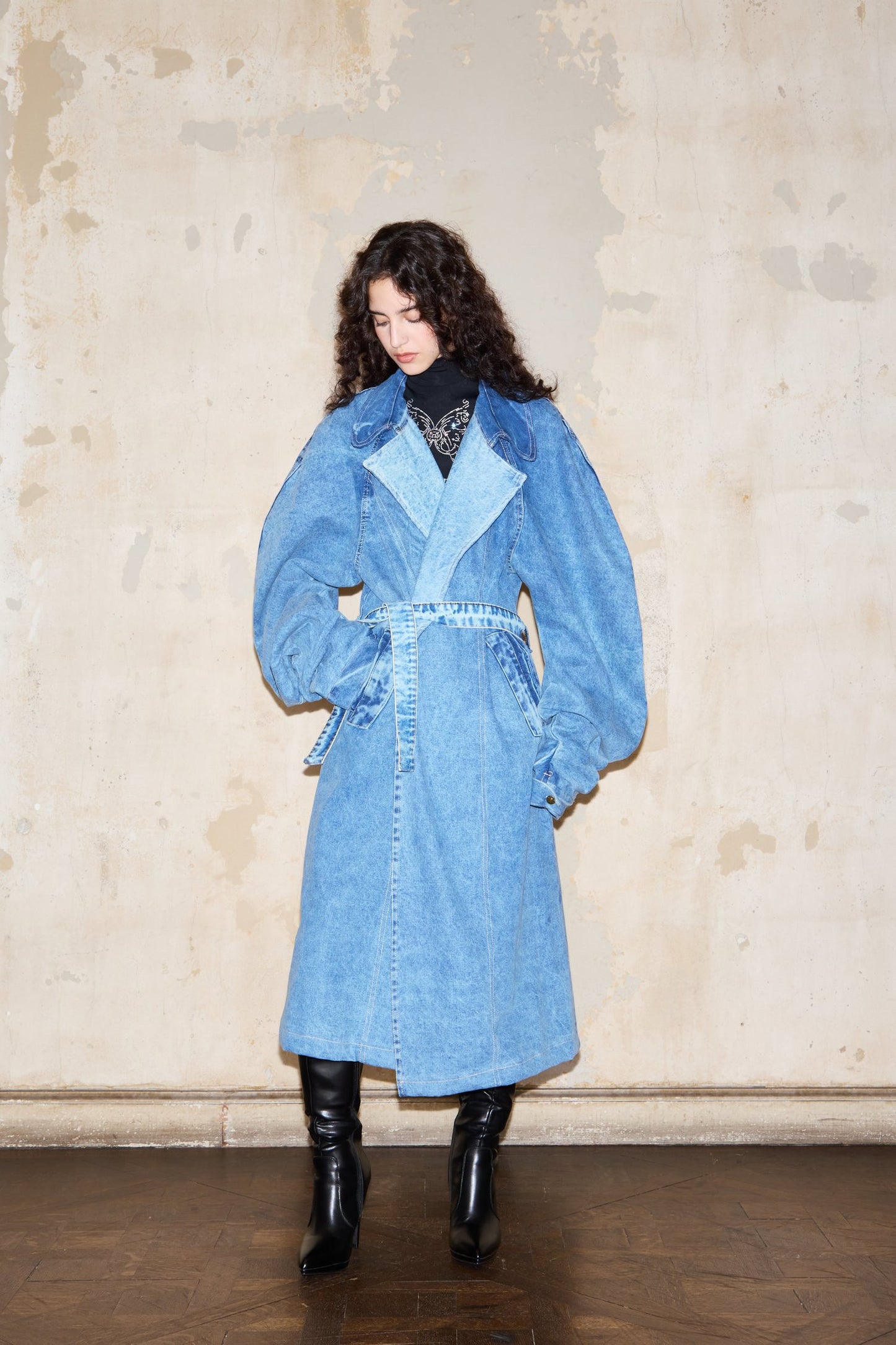 TRENCH TEMPLE DENIM