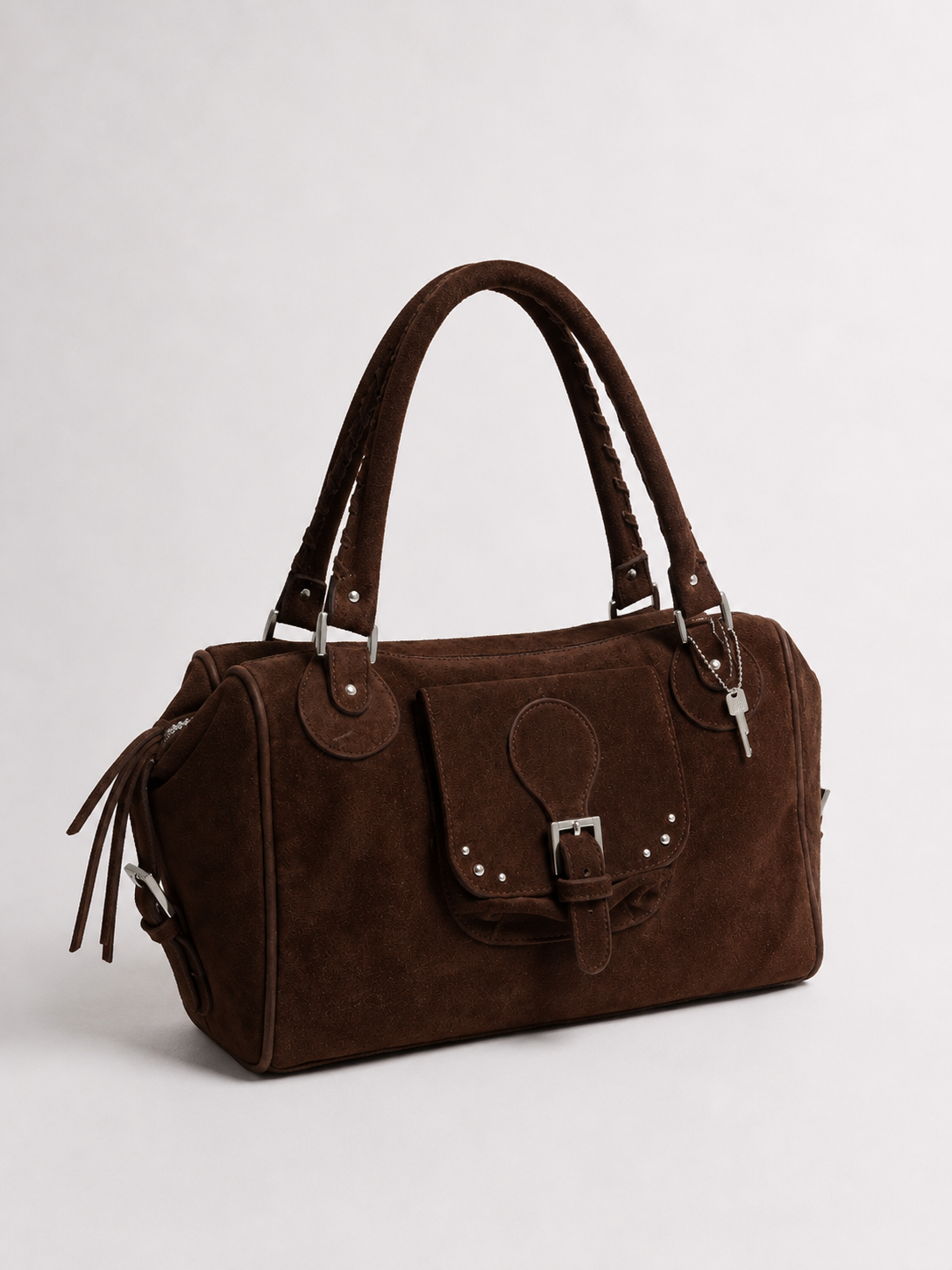 The Utility Bag Suede Brown