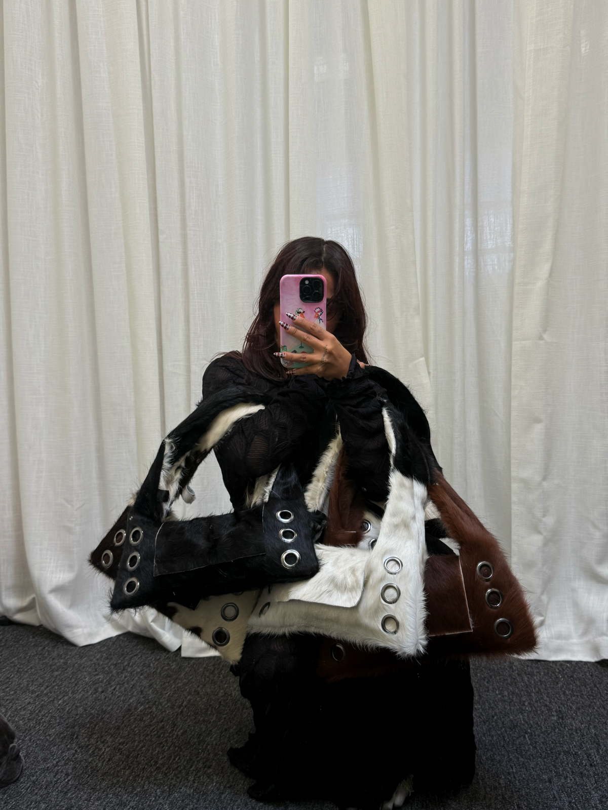 La Grommette Bag- Noir Pinto