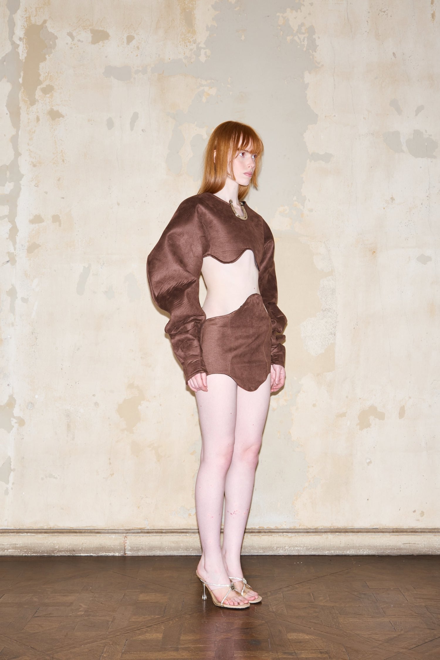 SANABRIA SKIRT BROWN