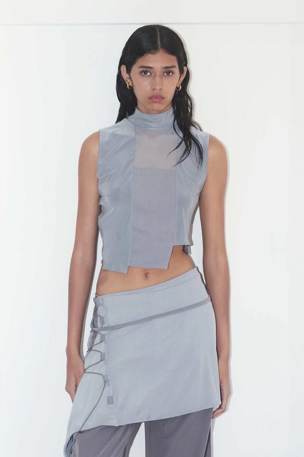 Partes Top Grey