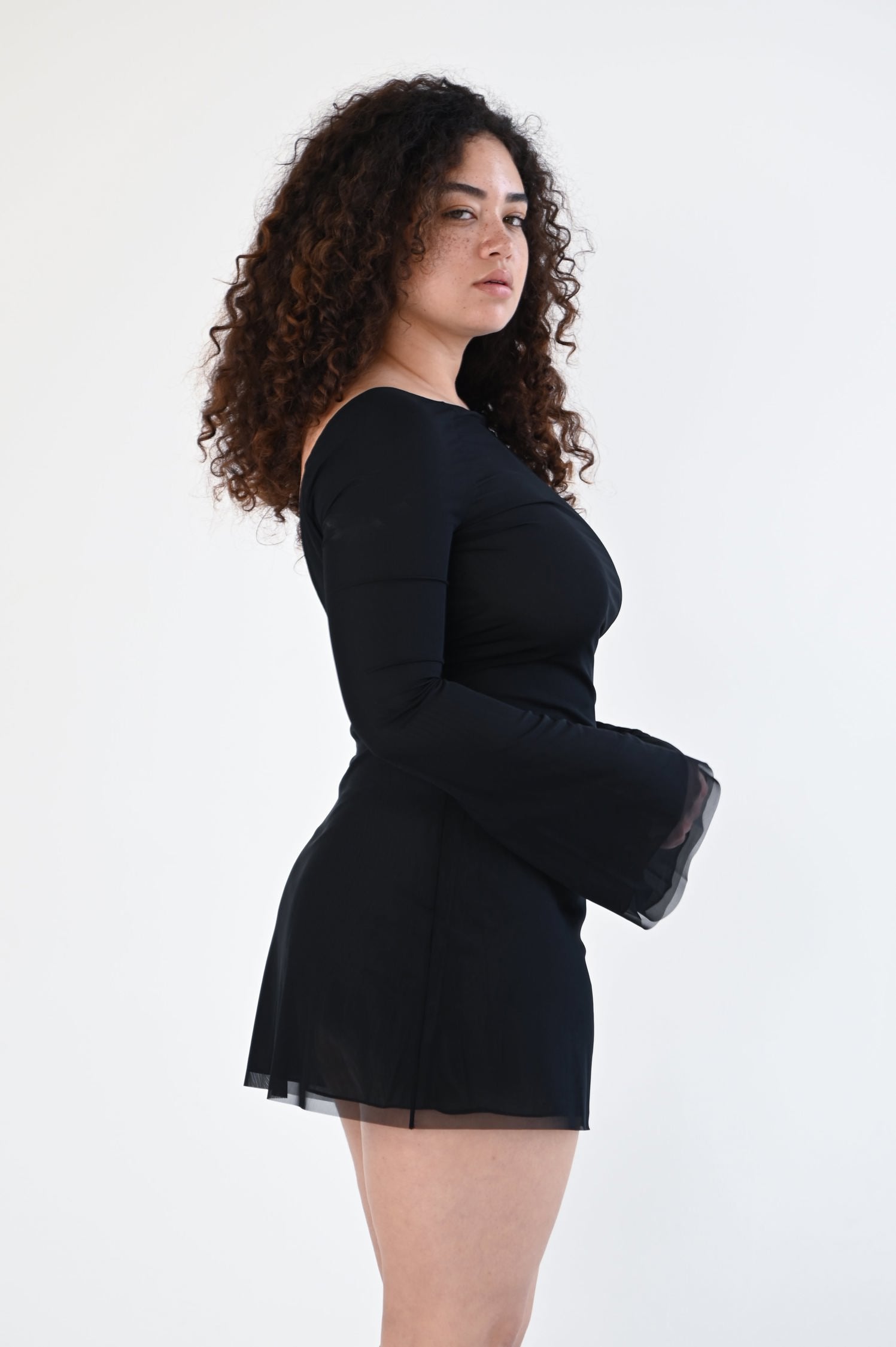 The Jane Mini Dress in Black