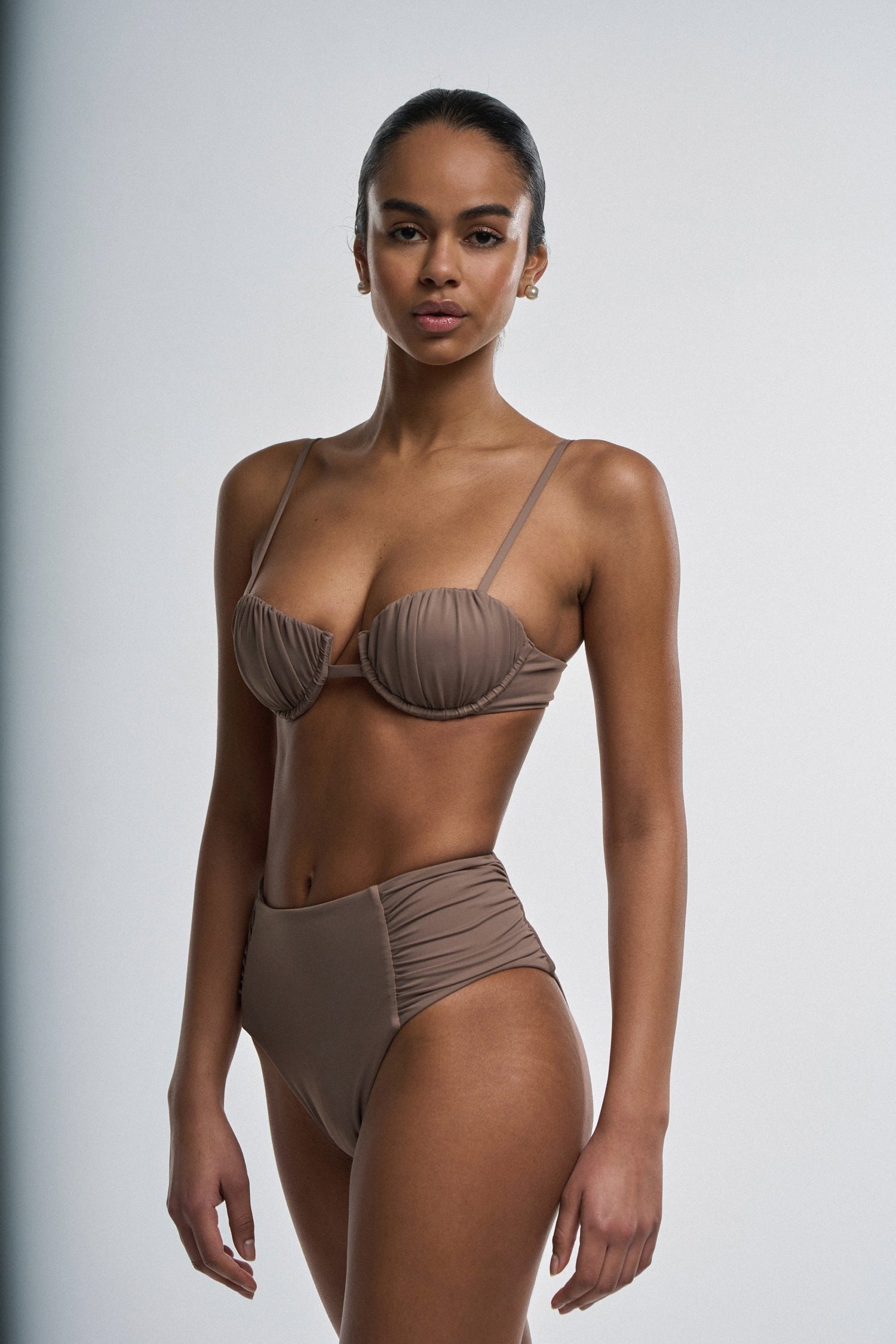The Naomi Bikini Top / Mocha