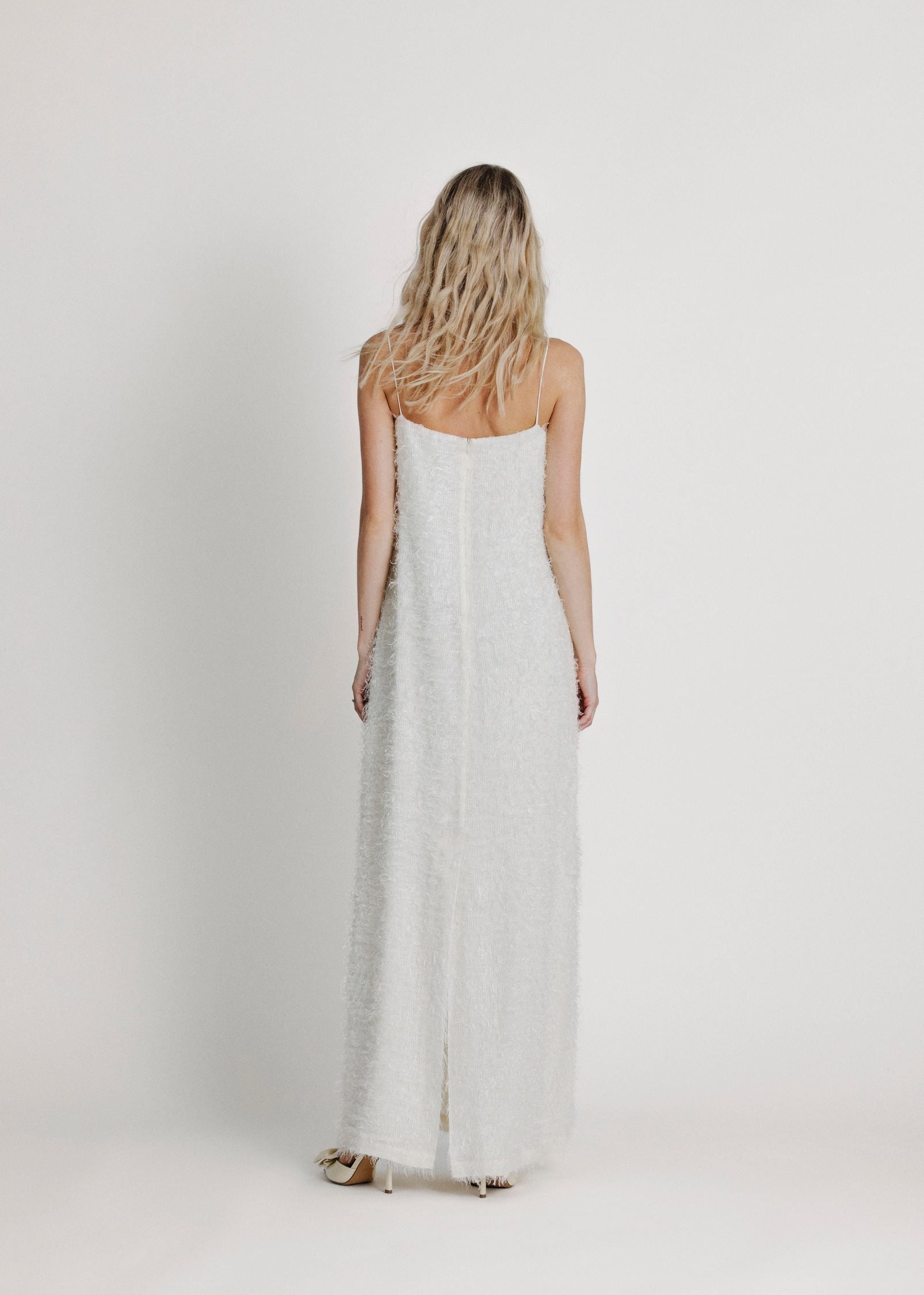 The Now Dress in Off White