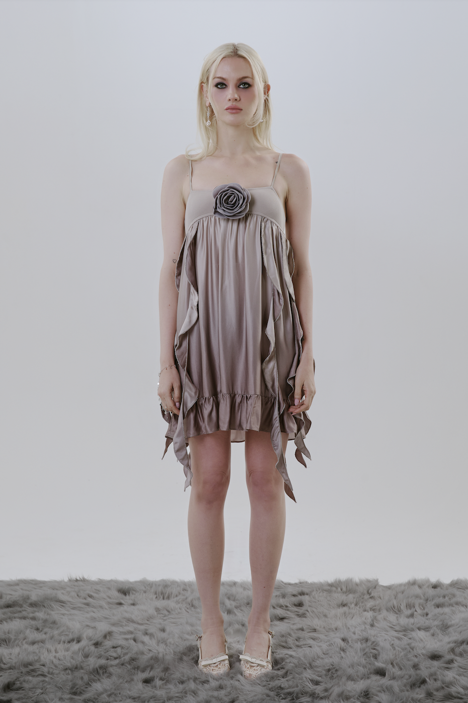 Grey Quartz Faelith Rose Dress
