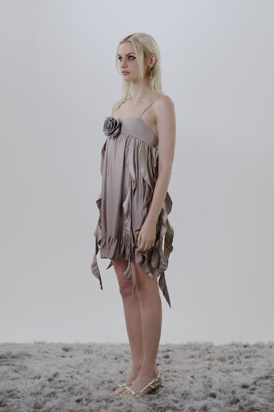 Grey Quartz Faelith Rose Dress