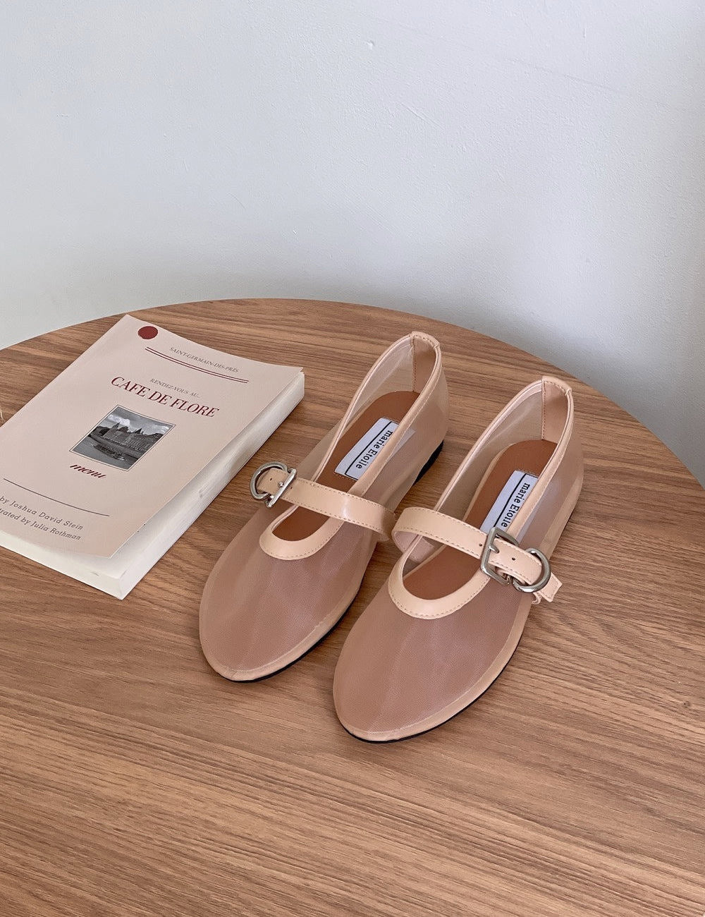 Mesh Mary Jane Flats