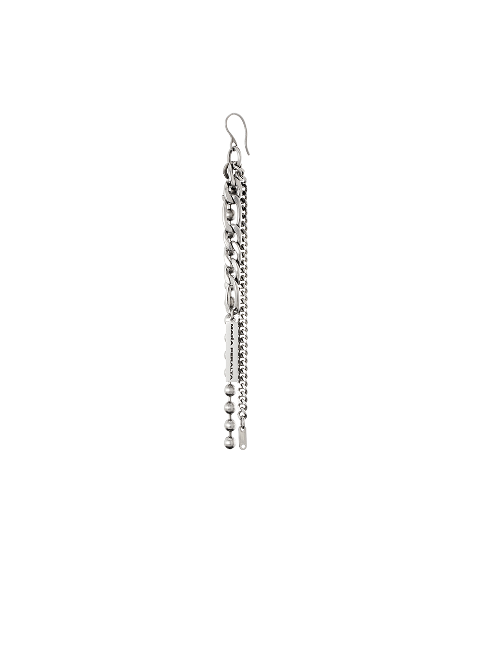 Ball Chain + Link Hook Earring