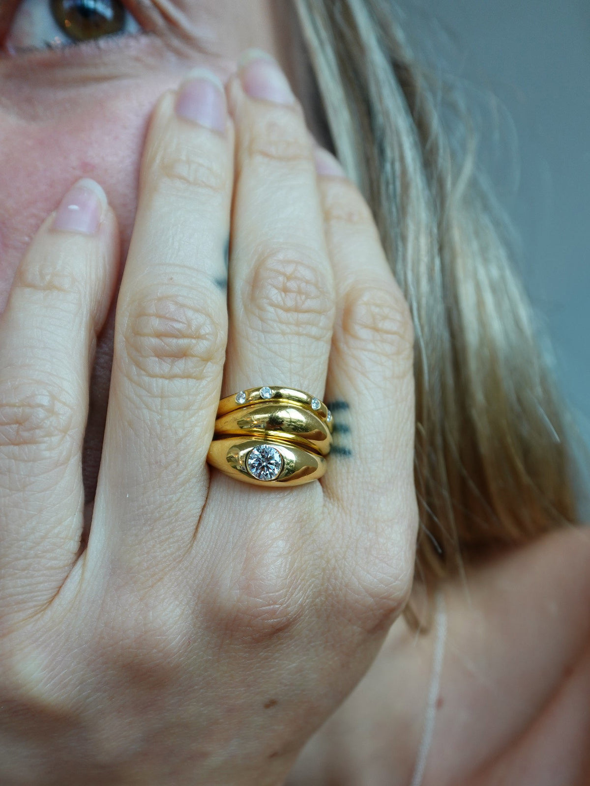 Cloud Diamond Ring