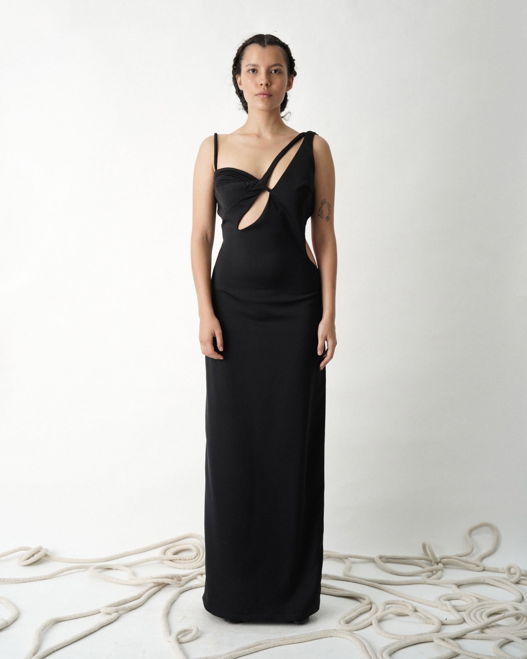 vestido ahuecado
