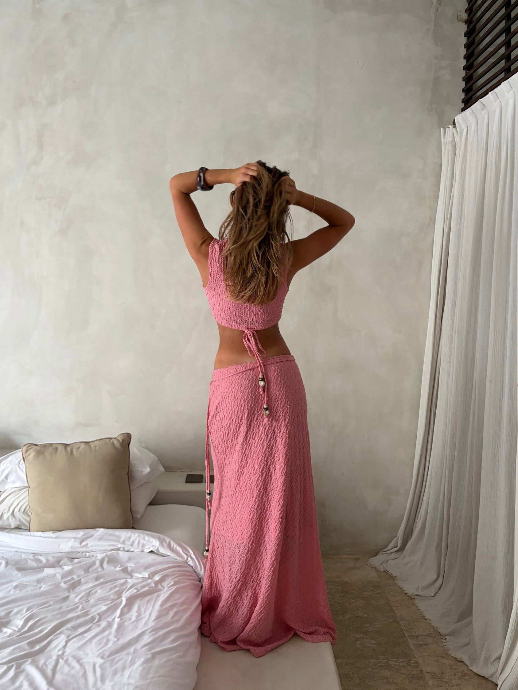 MURANO SKIRT PINK
