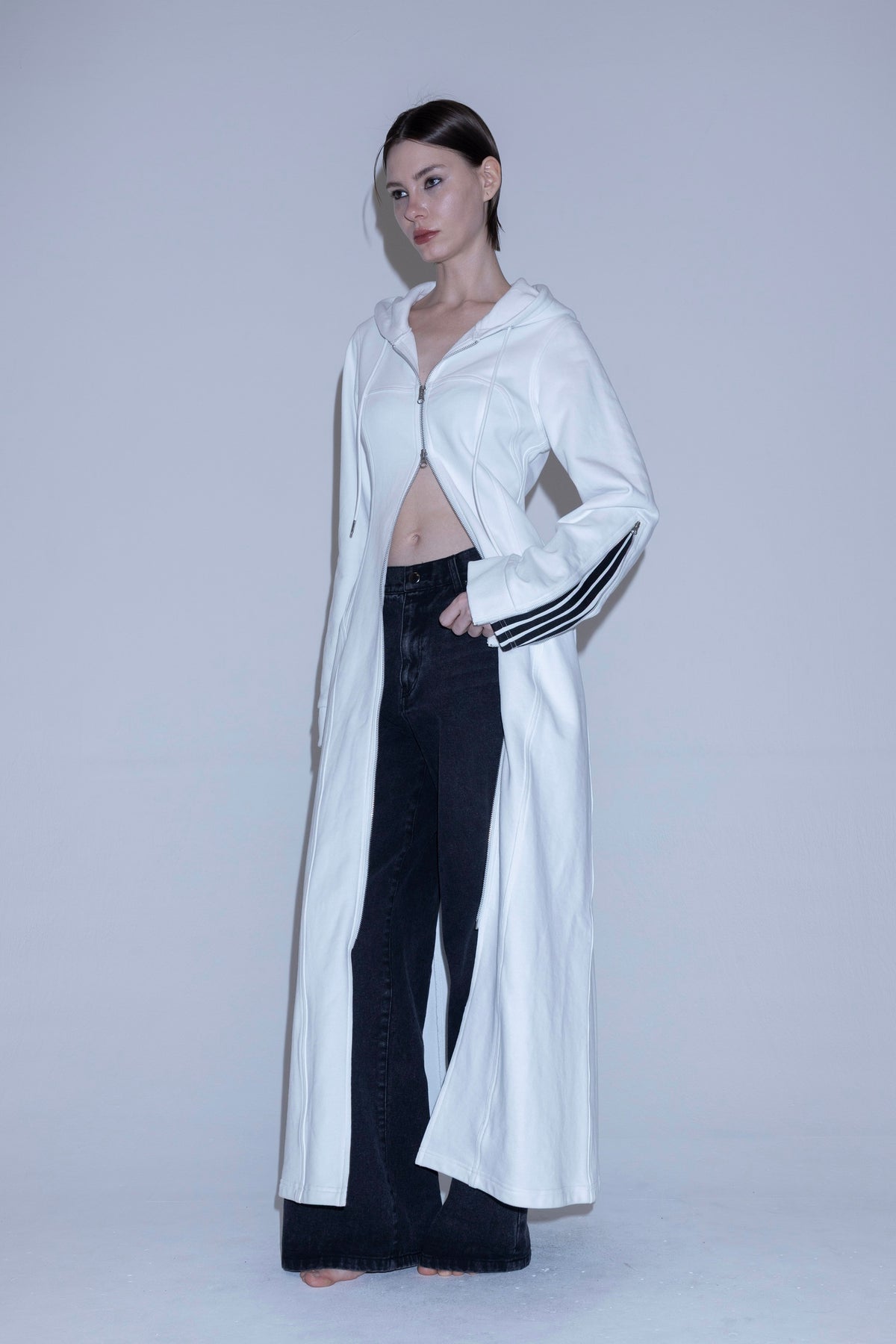 Line sweat dress